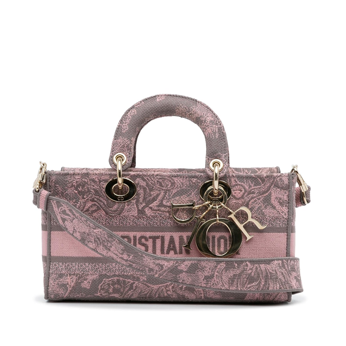 Dior Lady Joy Toile De Jouy Satchel Bag Medium