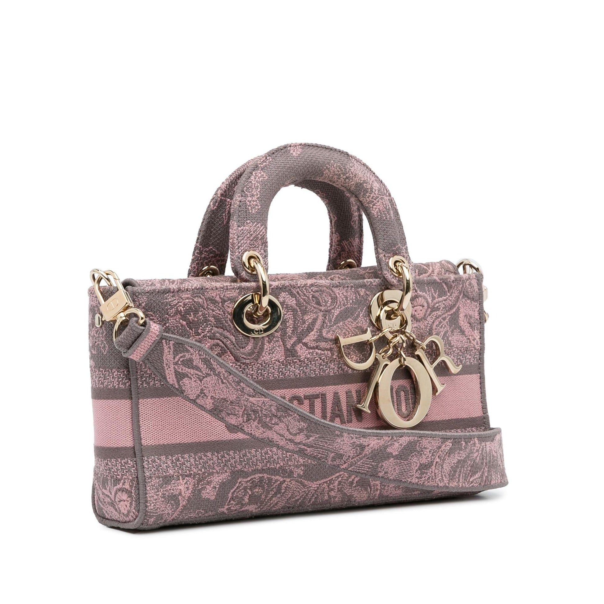 Dior Lady Joy Toile De Jouy Satchel Bag Medium De Jouy 1