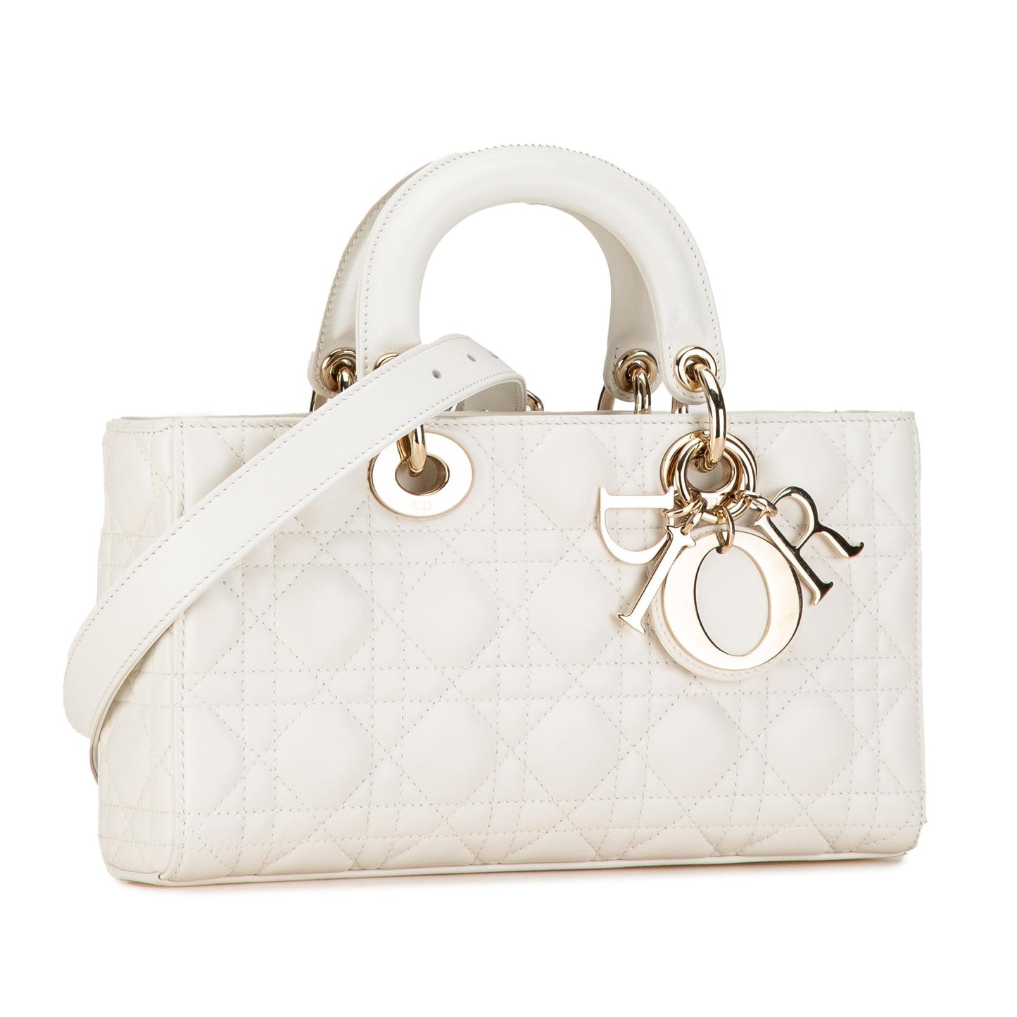 Dior Cannage Lady Joy Shg Xbjwev Satchel Bag Lambskin Medium
