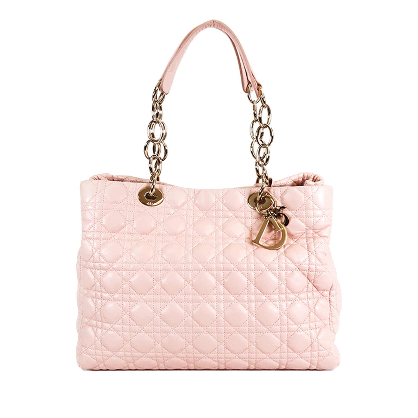 Dior Cannage Lady Soft Shopping Tote Shg Czhmo2 Lambskin Medium Tote Bag