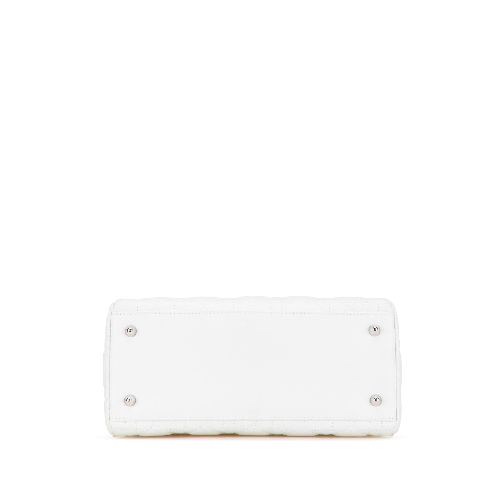 Dior Cannage Lady Satchel Bag Lambskin Medium Lady Dior 3