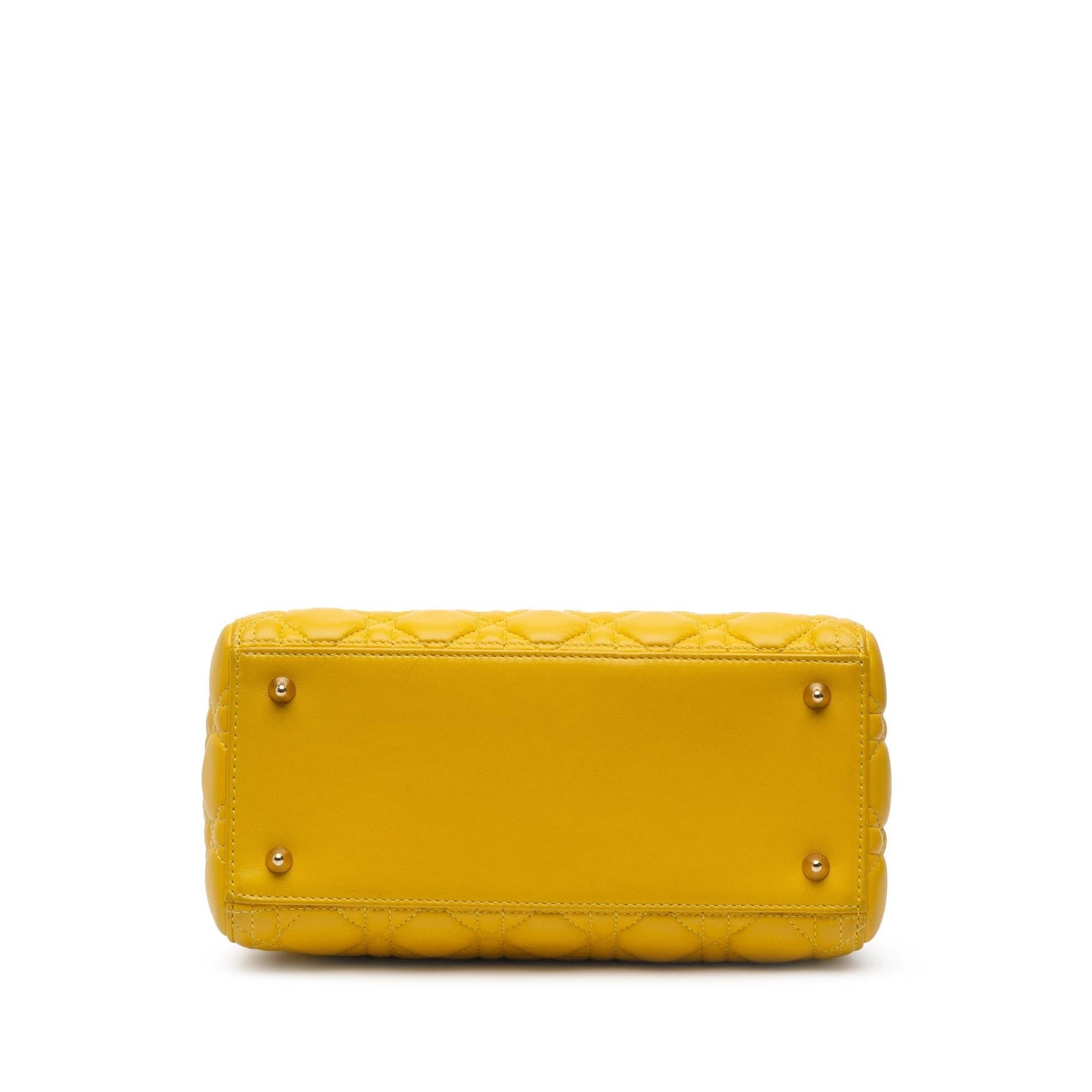 Dior Cannage Lady Satchel Bag Lambskin Medium Lady Dior 11
