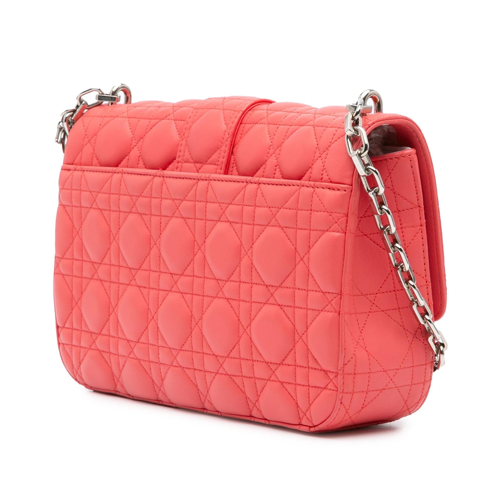 Dior Cannage Miss Shoulder Bag Lambskin Medium Flap