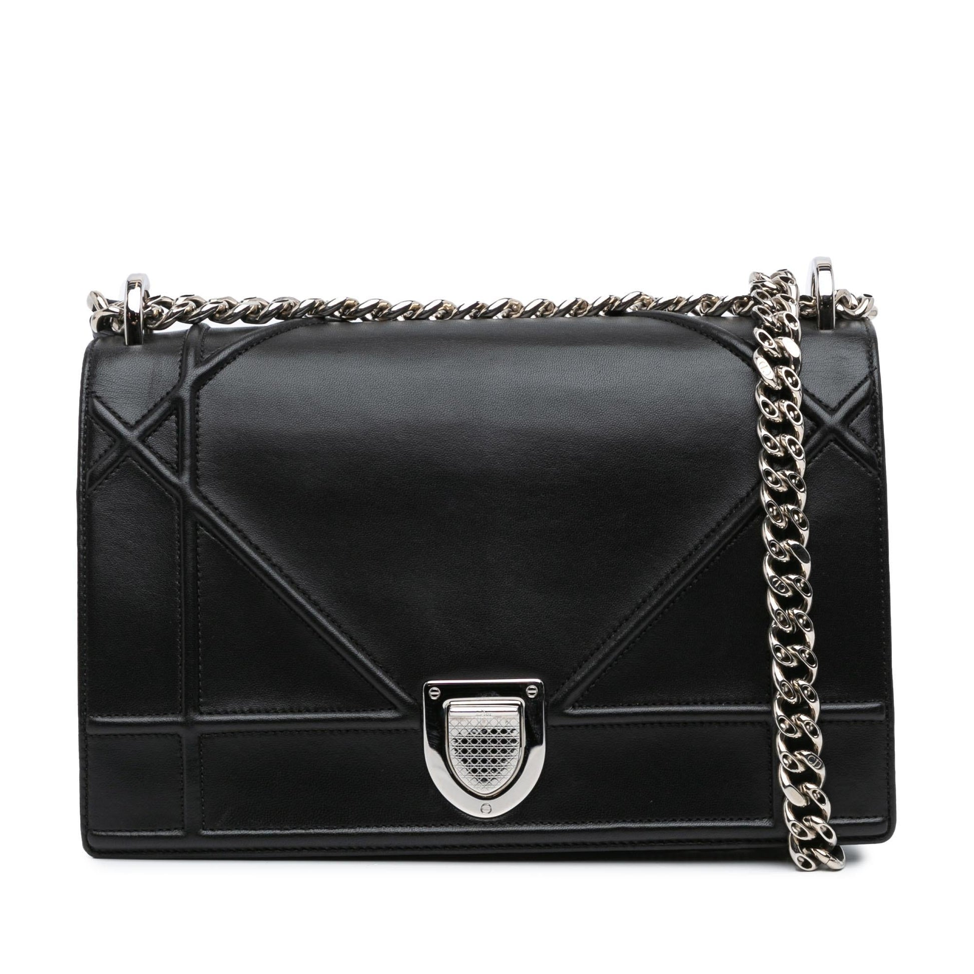 Dior ama Crossbody Bag Lambskin Medium Flap