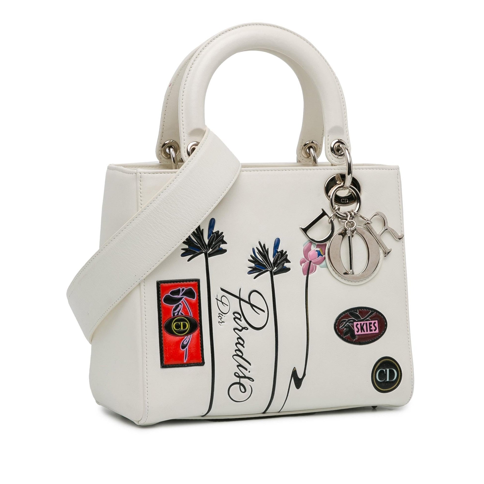 Dior Paradise Lady Shg Fbtokm Satchel Bag Lambskin Medium