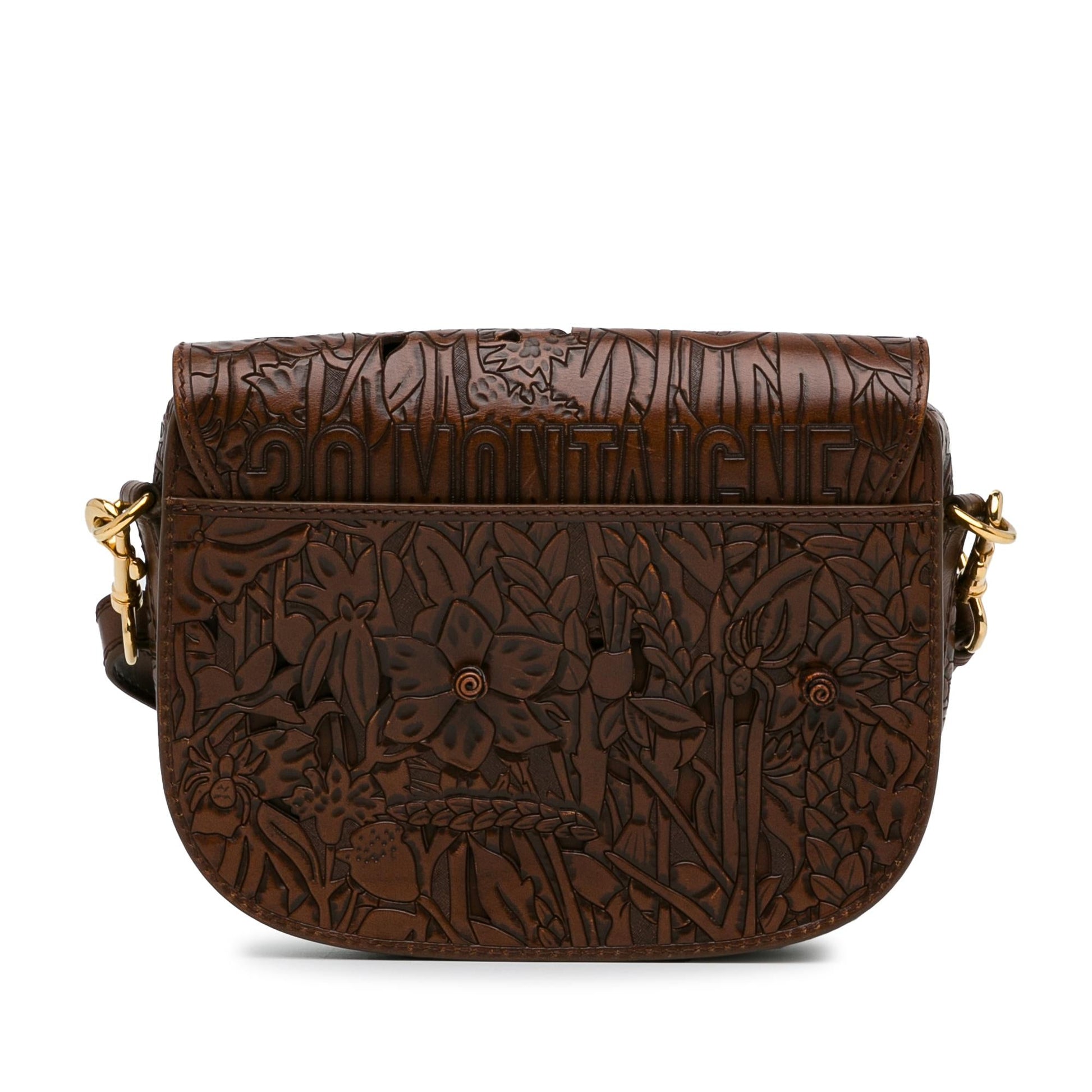Dior Laser Cut Floral Bobby Shg Wua4Pn Crossbody Bag Medium