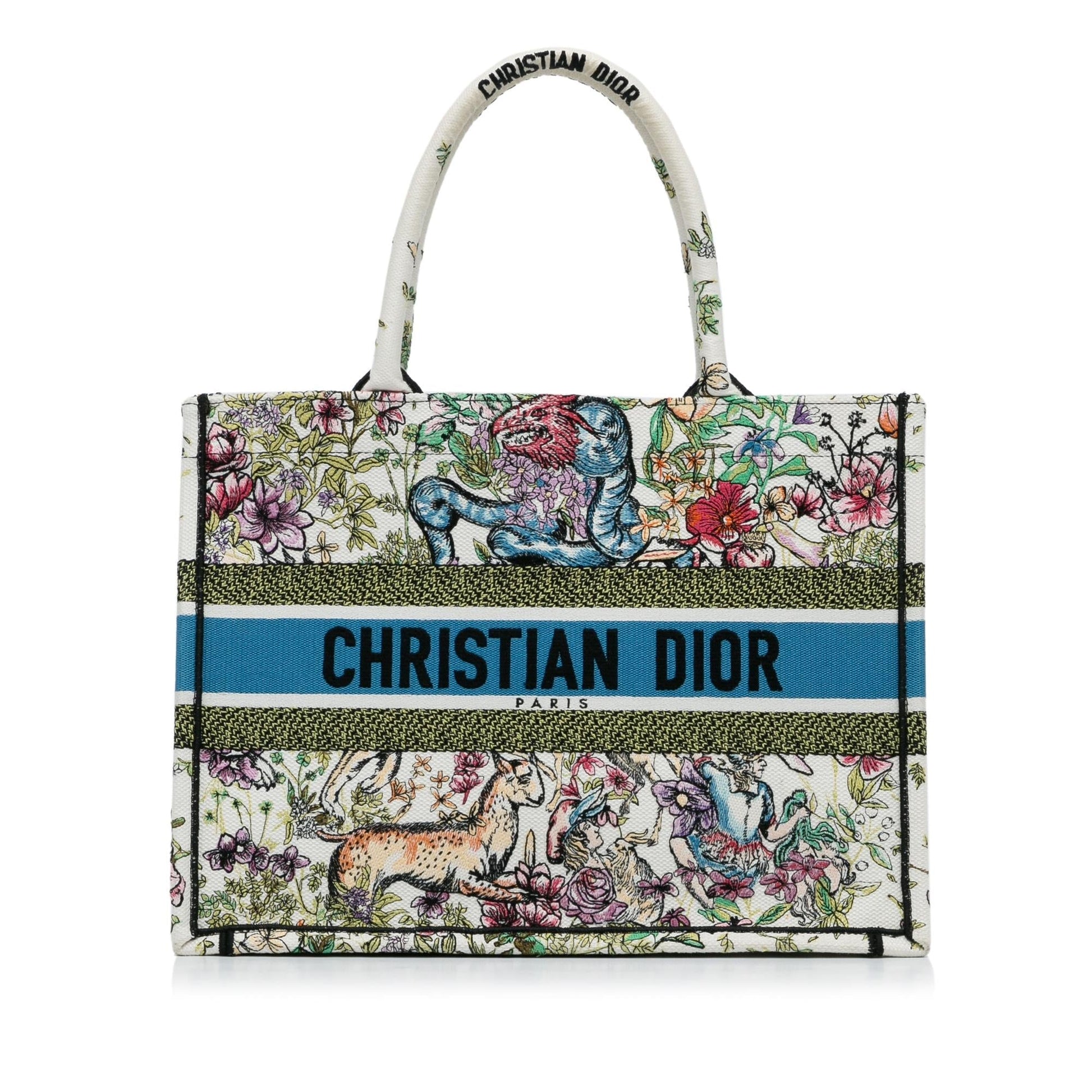 Dior Latte Constellation Book Tote Shg Bjecva Multicolor Medium Tote Bag