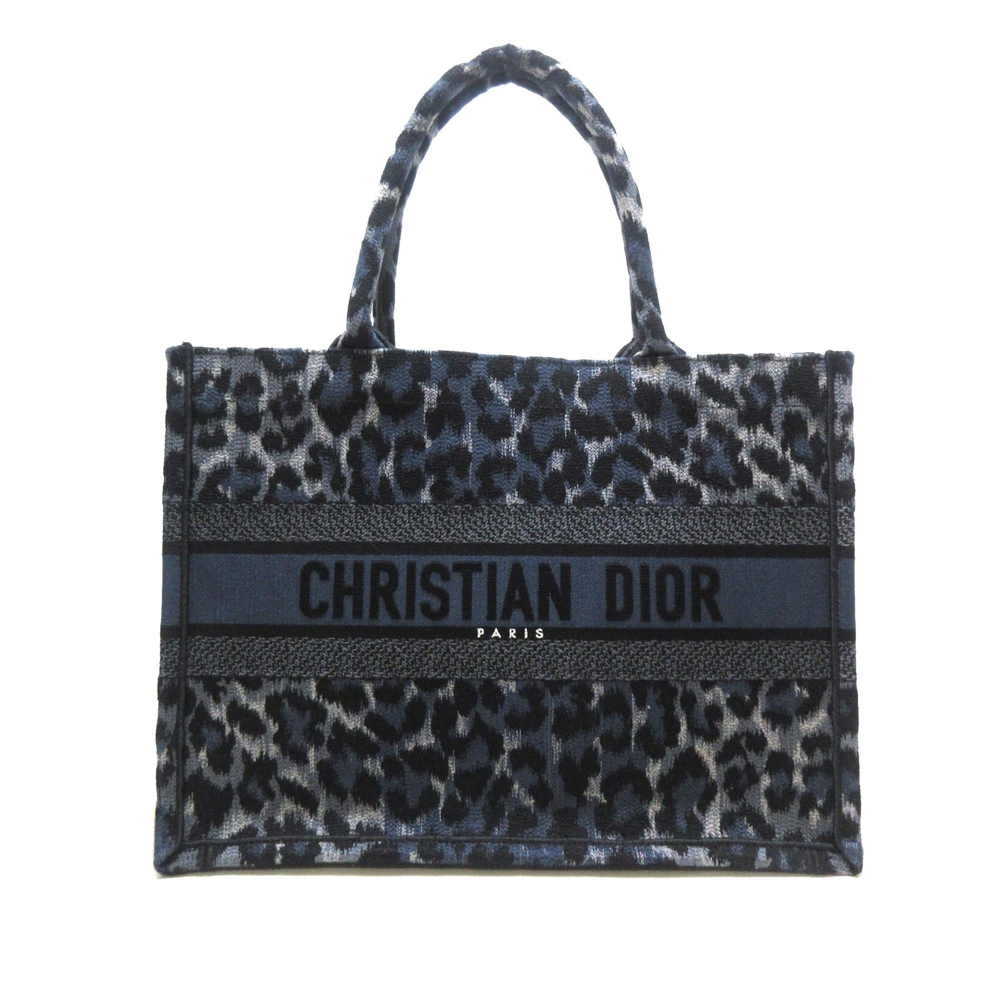 Dior Leopard Mizza Book Tote Shg Tuxp1D Medium Tote Bag