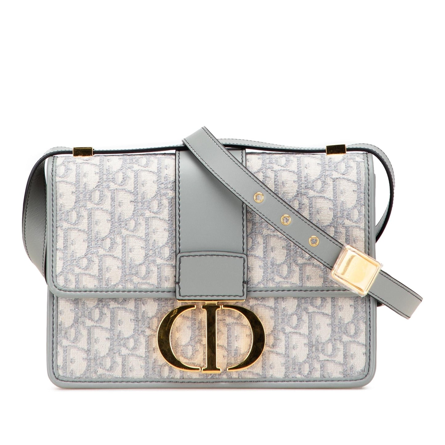 Dior Oblique Montaigne Bag Canvas Medium Crossbody Bag