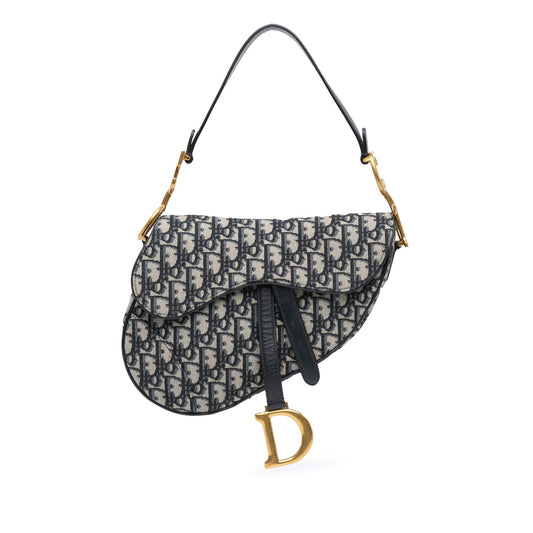 Dior Oblique Saddle Shg Z5Yalw Satchel Bag Medium