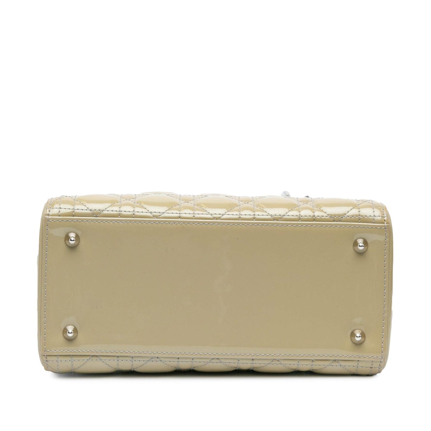 Dior Cannage Lady Satchel Bag Patent Medium Lady Dior 2