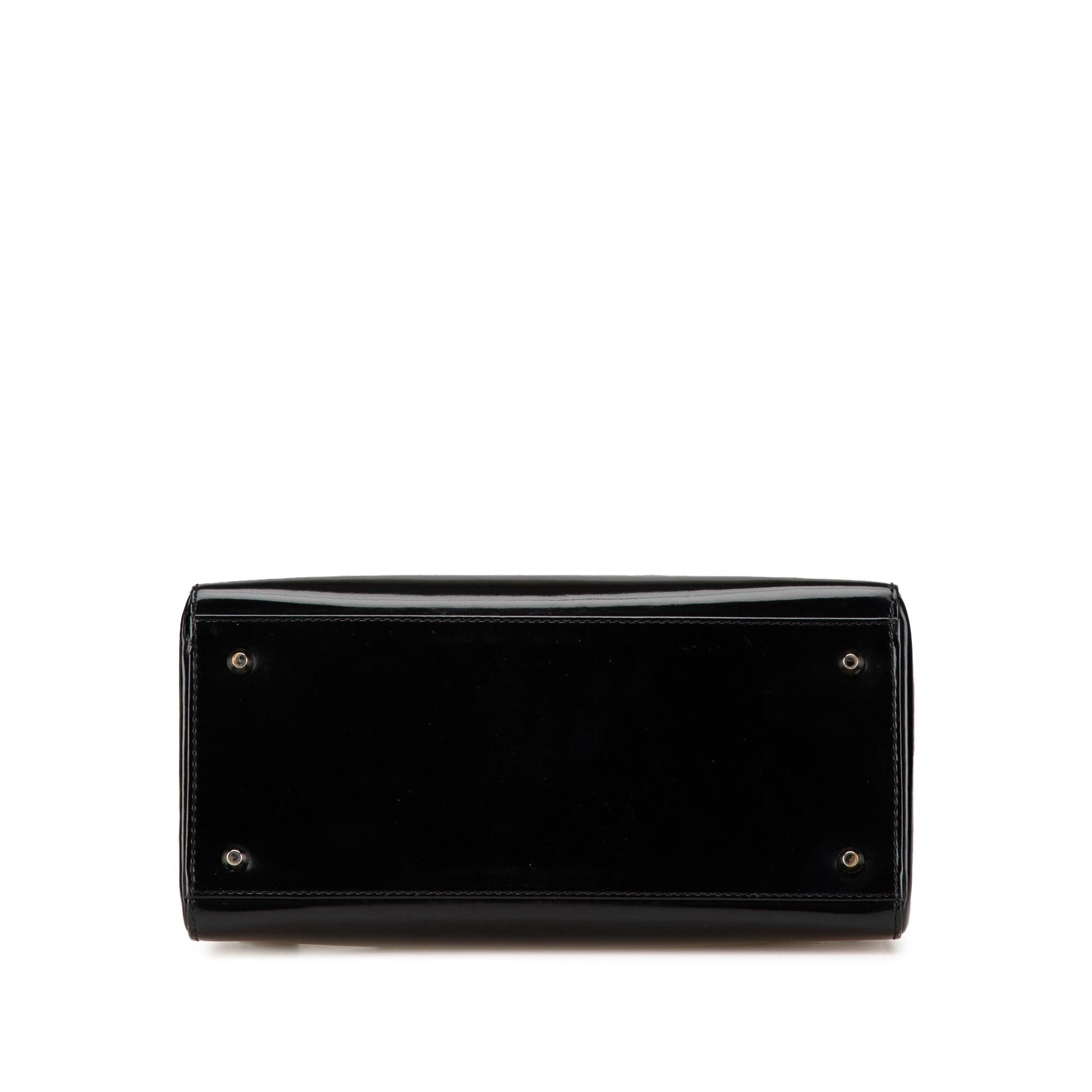 Dior Lady Satchel Bag Patent Medium Patent Lady Dior