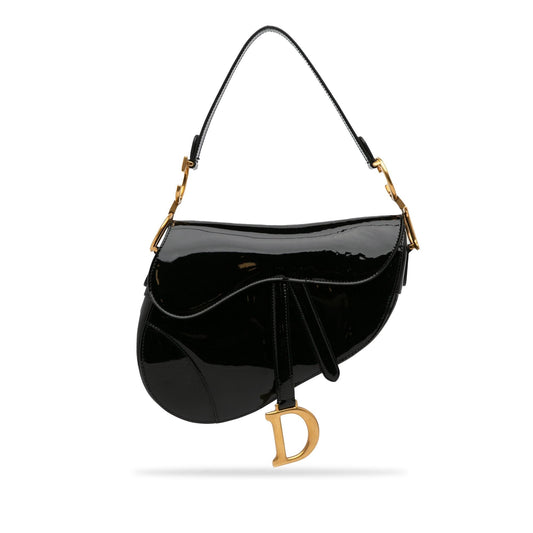 Dior Saddle Bag Shg Xmkf8J Patent Medium Shoulder Bag