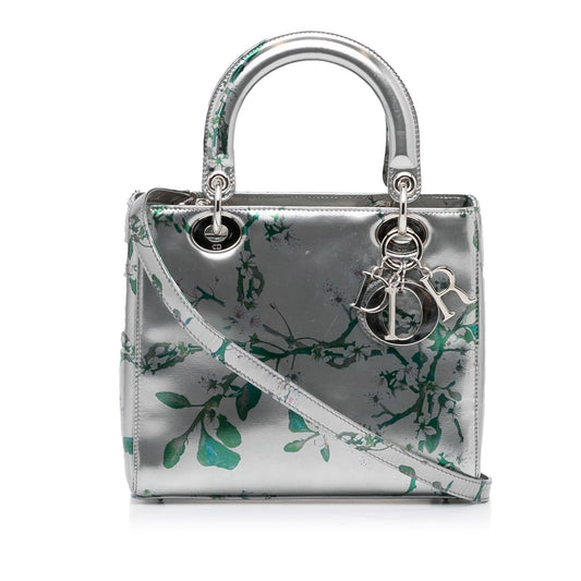Dior Printed Lady Shg Wfcbxm Satchel Bag Medium