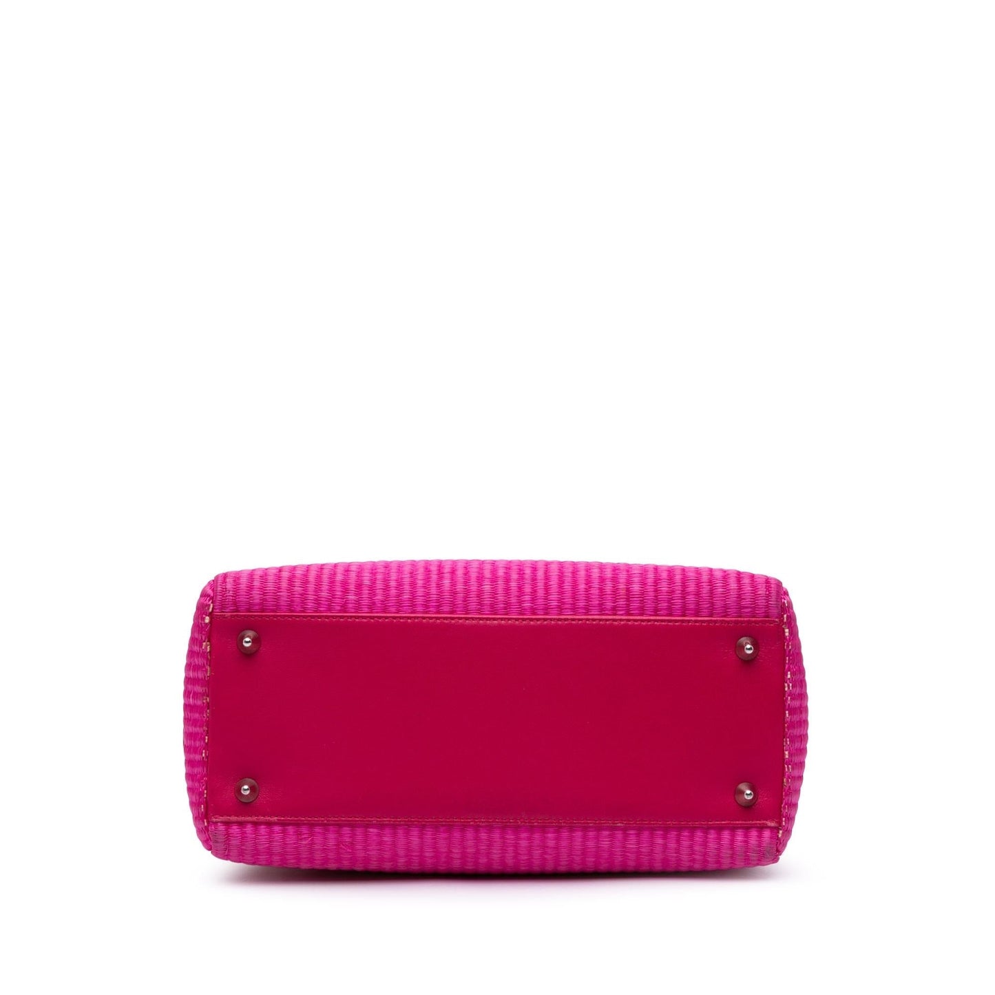Dior Lady Satchel Bag Raffia Medium