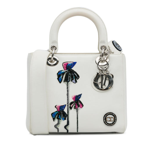 Dior Sequin Embellished Lady Shg Irgbdl Satchel Bag Medium