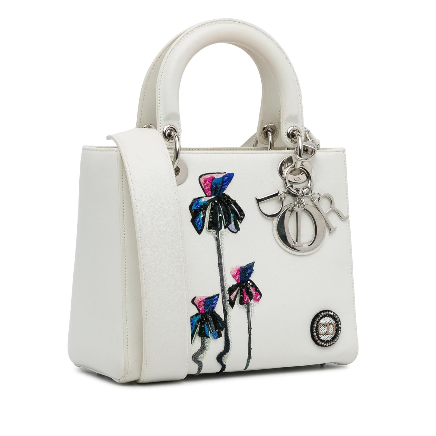 Dior Sequin Embellished Lady Shg Irgbdl Satchel Bag Medium