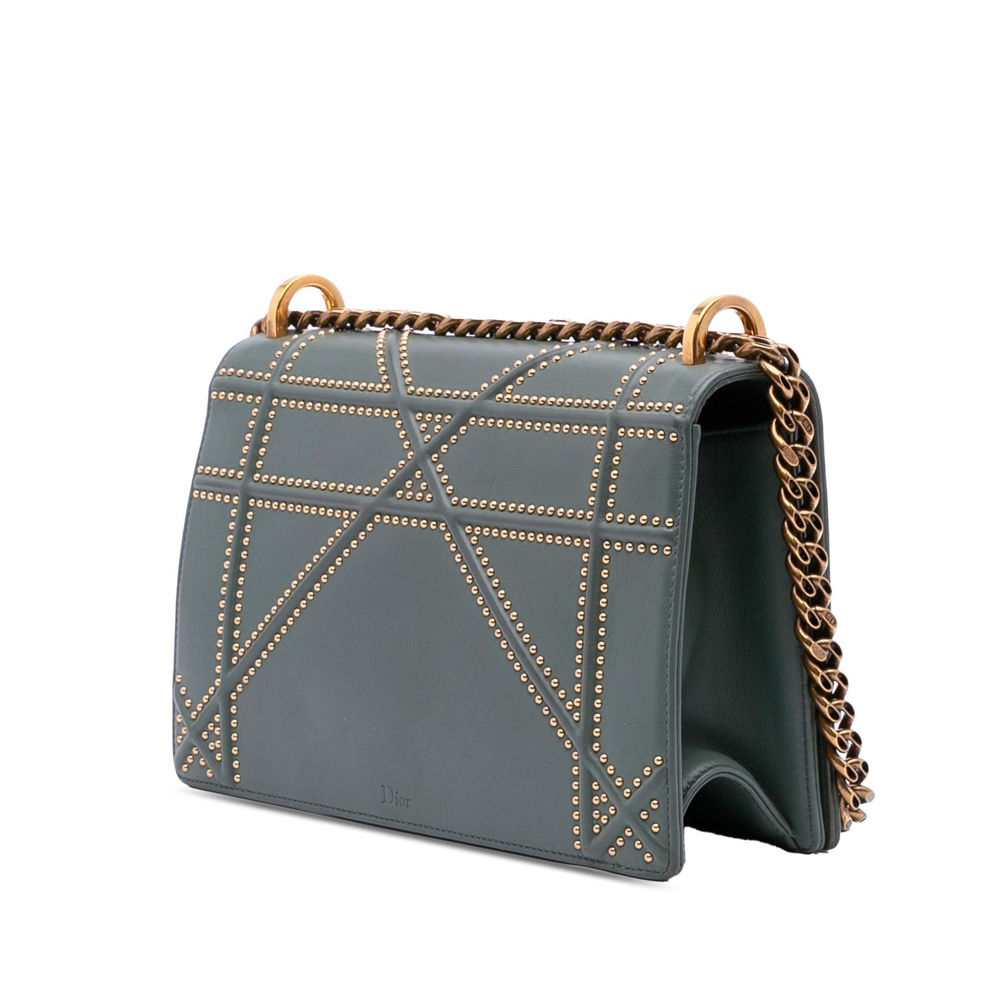 Dior Studded ama Crossbody Bag Lambskin Medium Flap Diorama Flap 1