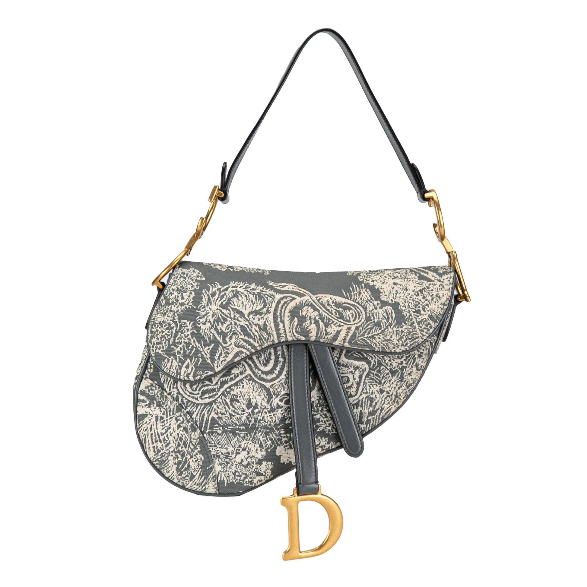 Dior Toile De Jouy Saddle Shg Zocjvr Shoulder Bag Medium