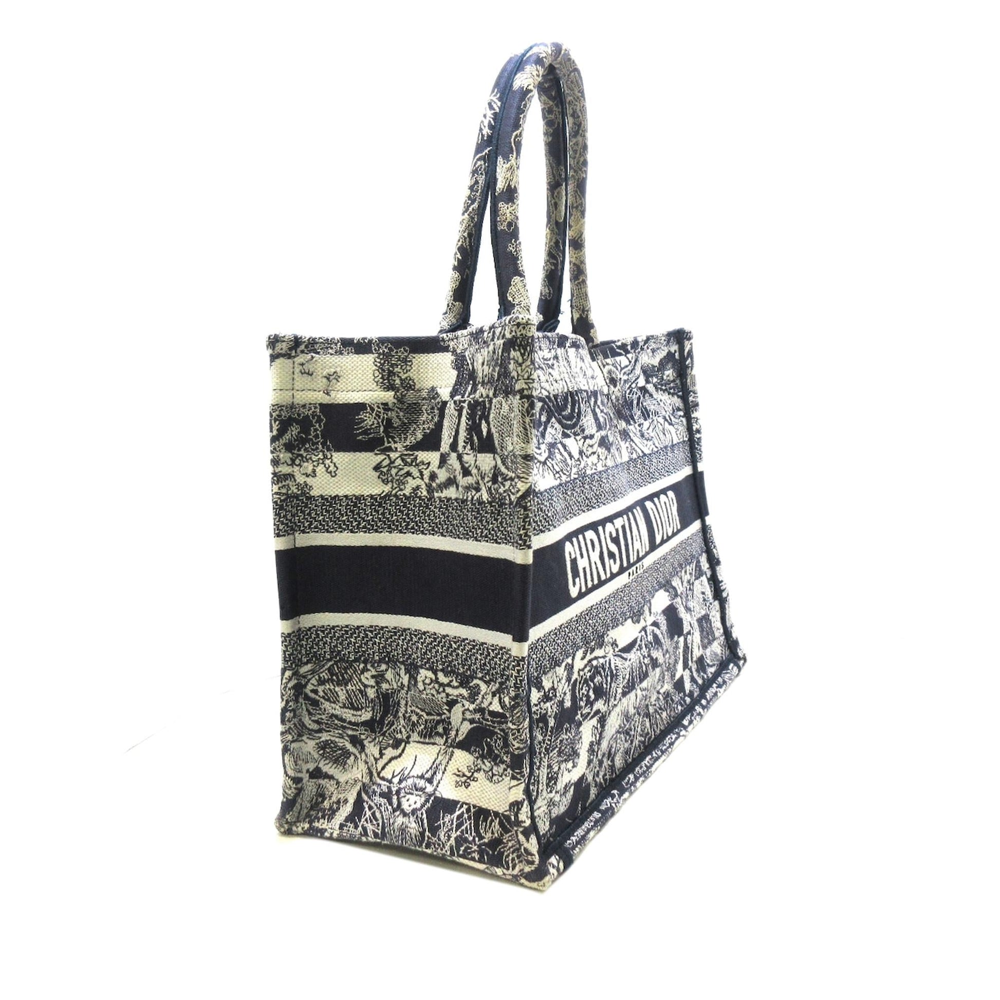Dior Toile De Jouy Book Tote Shg W91Lfx Medium Tote Bag