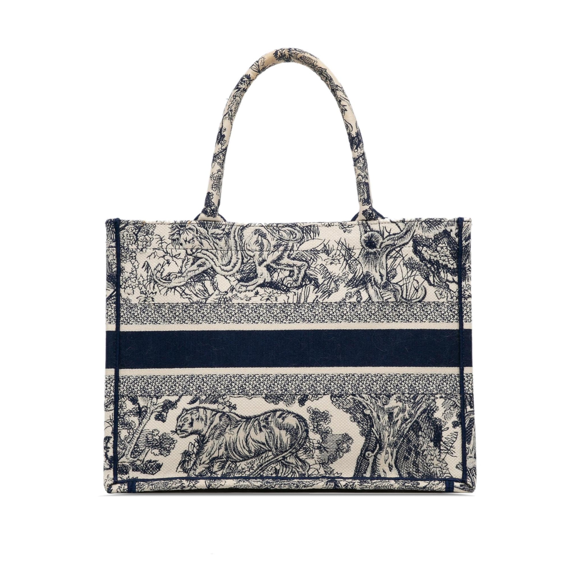 Dior Toile De Jouy Book Tote Shg Gy64Wb Medium Tote Bag