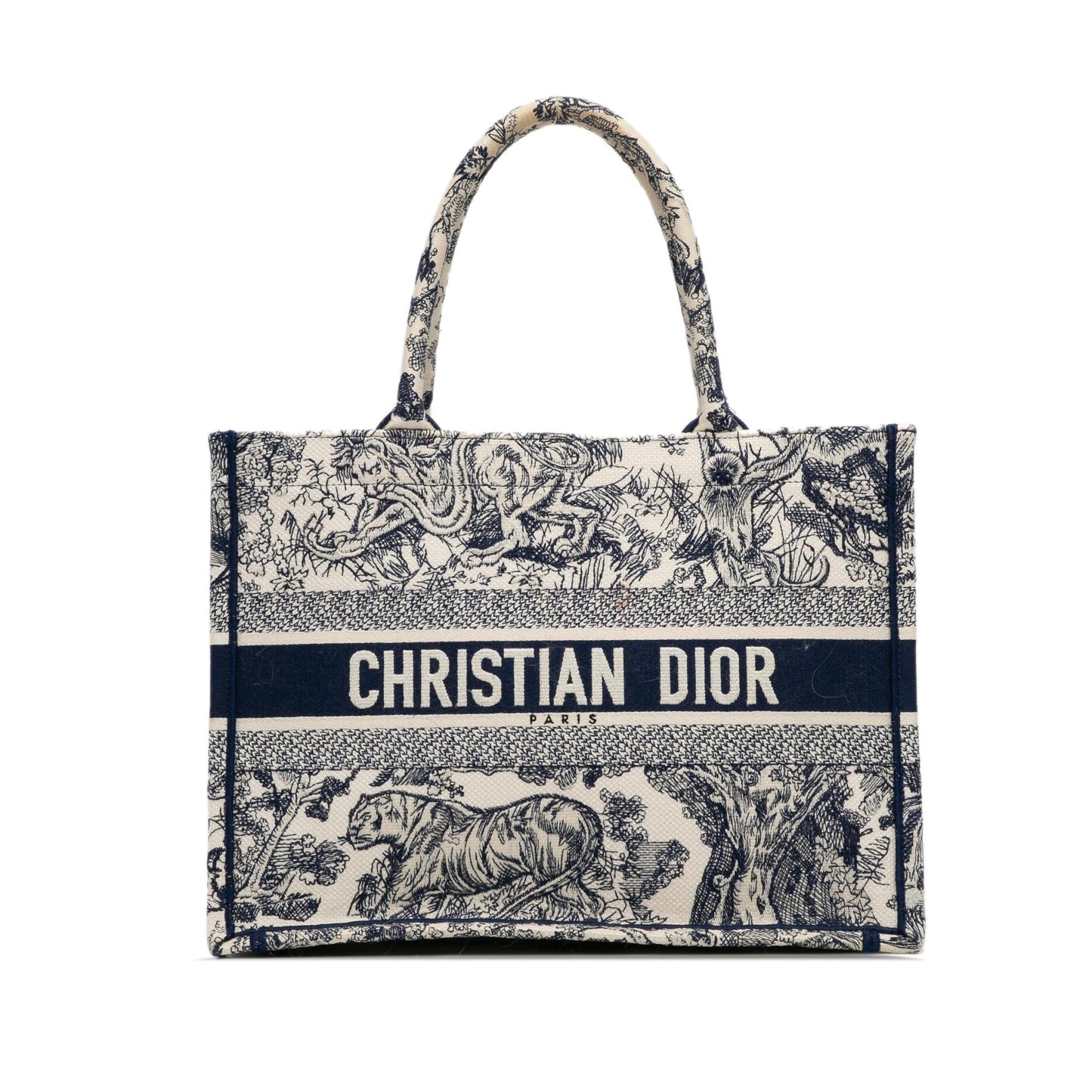 Dior Toile De Jouy Book Tote Shg Gy64Wb Medium Tote Bag