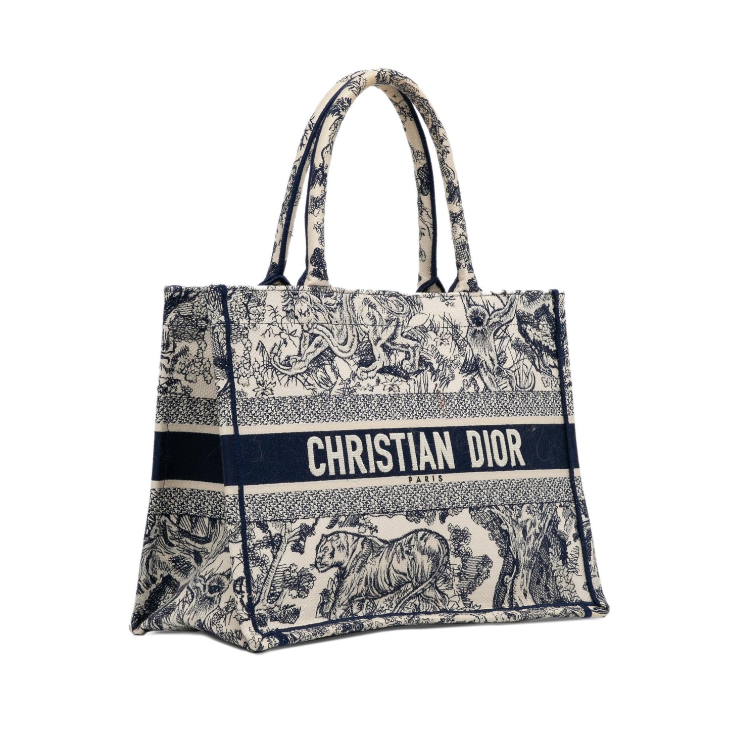 Dior Toile De Jouy Book Tote Shg Gy64Wb Medium Tote Bag