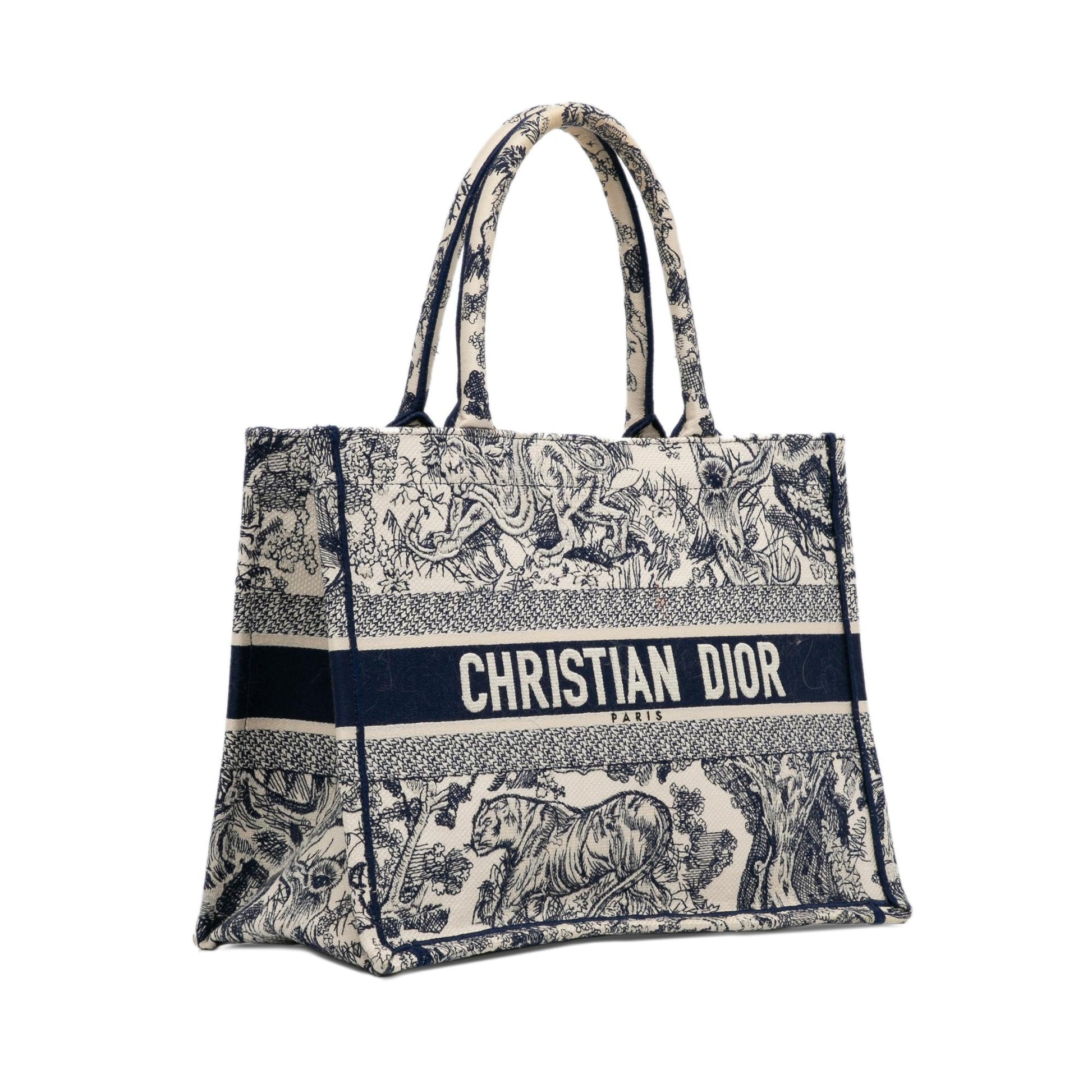 Dior Toile De Jouy Book Tote Shg Gy64Wb Medium Tote Bag