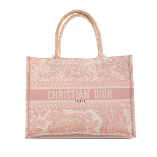 Dior Toile De Jouy Book Tote Shg 7Ibgmm Medium Tote Bag