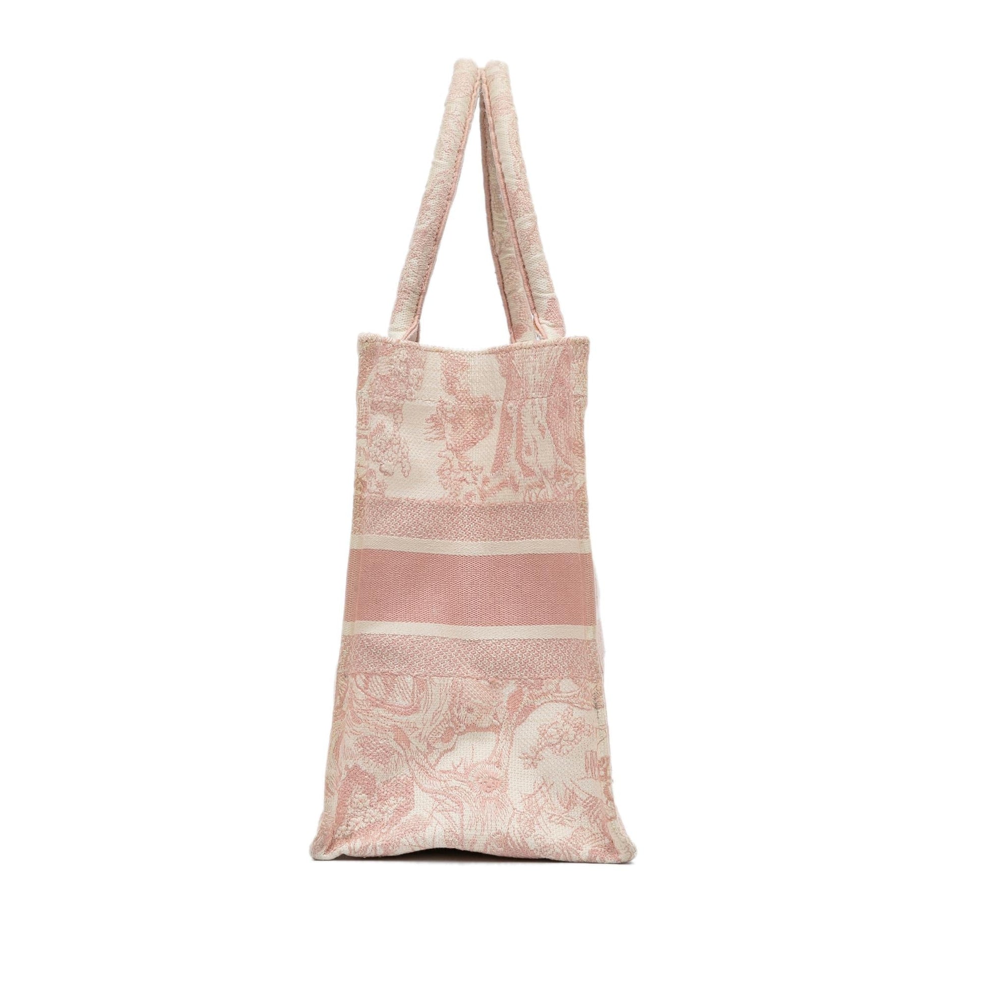 Dior Toile De Jouy Book Tote Shg Fkngrd Medium Tote Bag