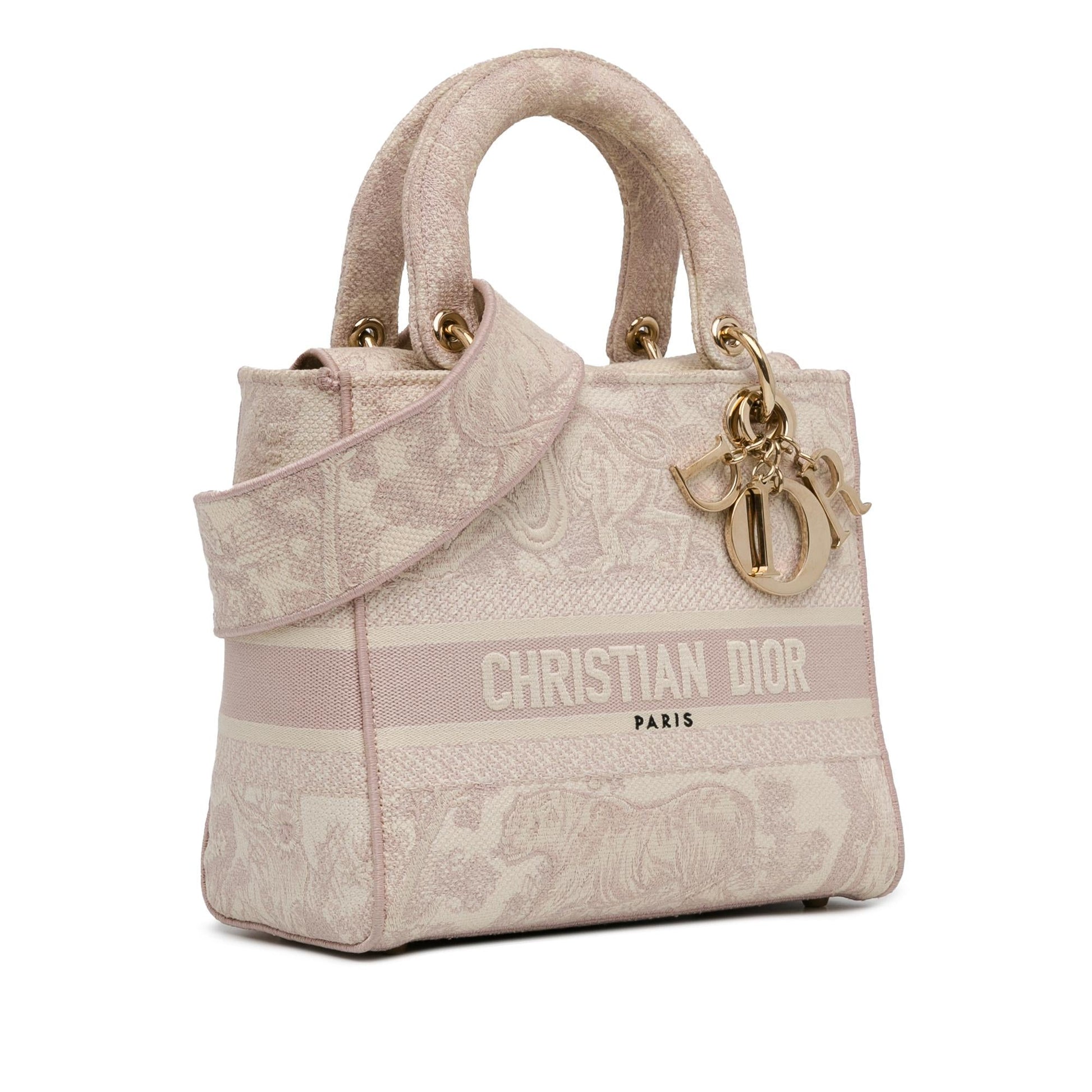 Dior Toile De Jouy Lady Lite Shg Btm10U Satchel Medium Satchel Bag