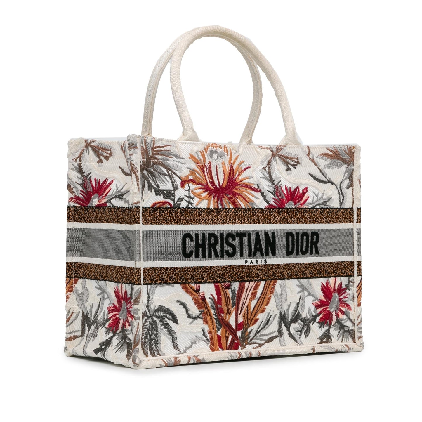 Dior Toile De Jouy Tropicalia Book Tote Shg Nuiibd Medium Tote Bag