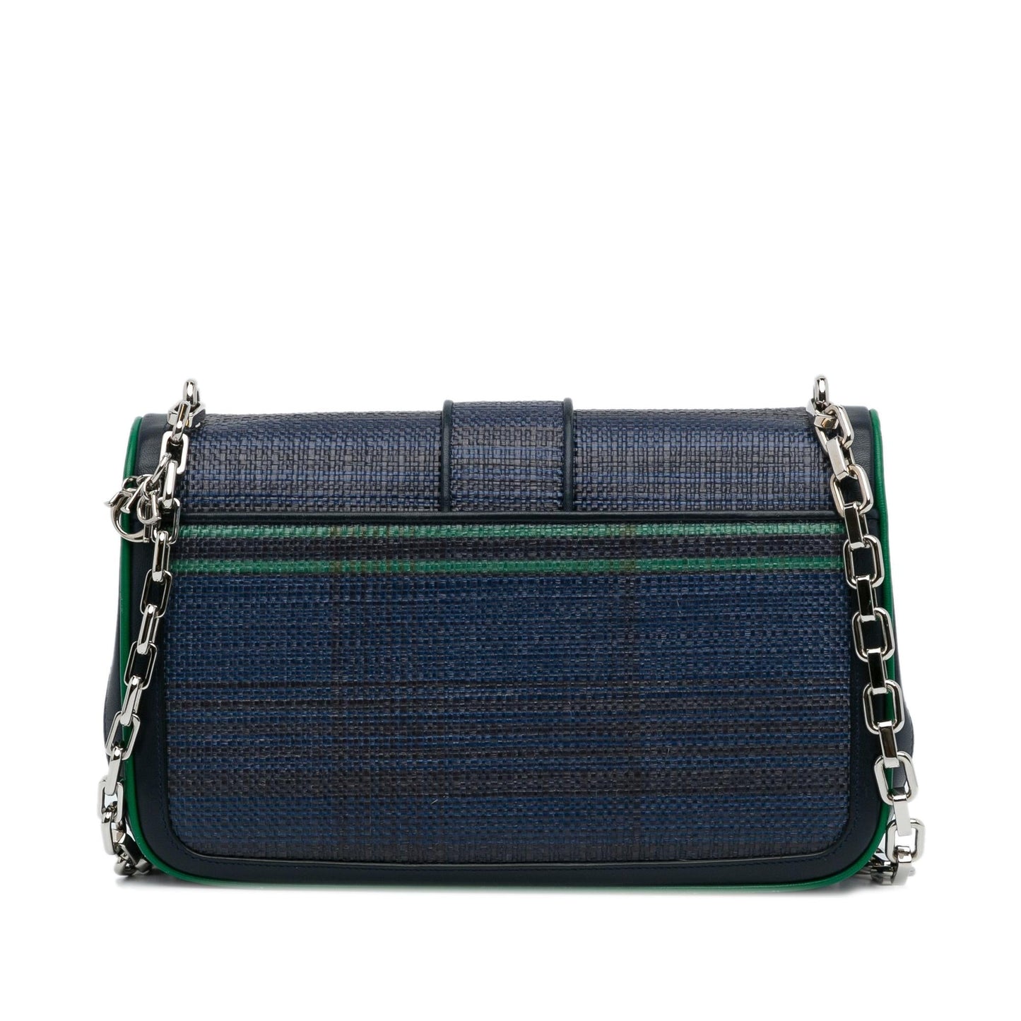 Dior Tricolor Miss Bag Shg F8E2Uq Raffia Medium Flap Crossbody Bag