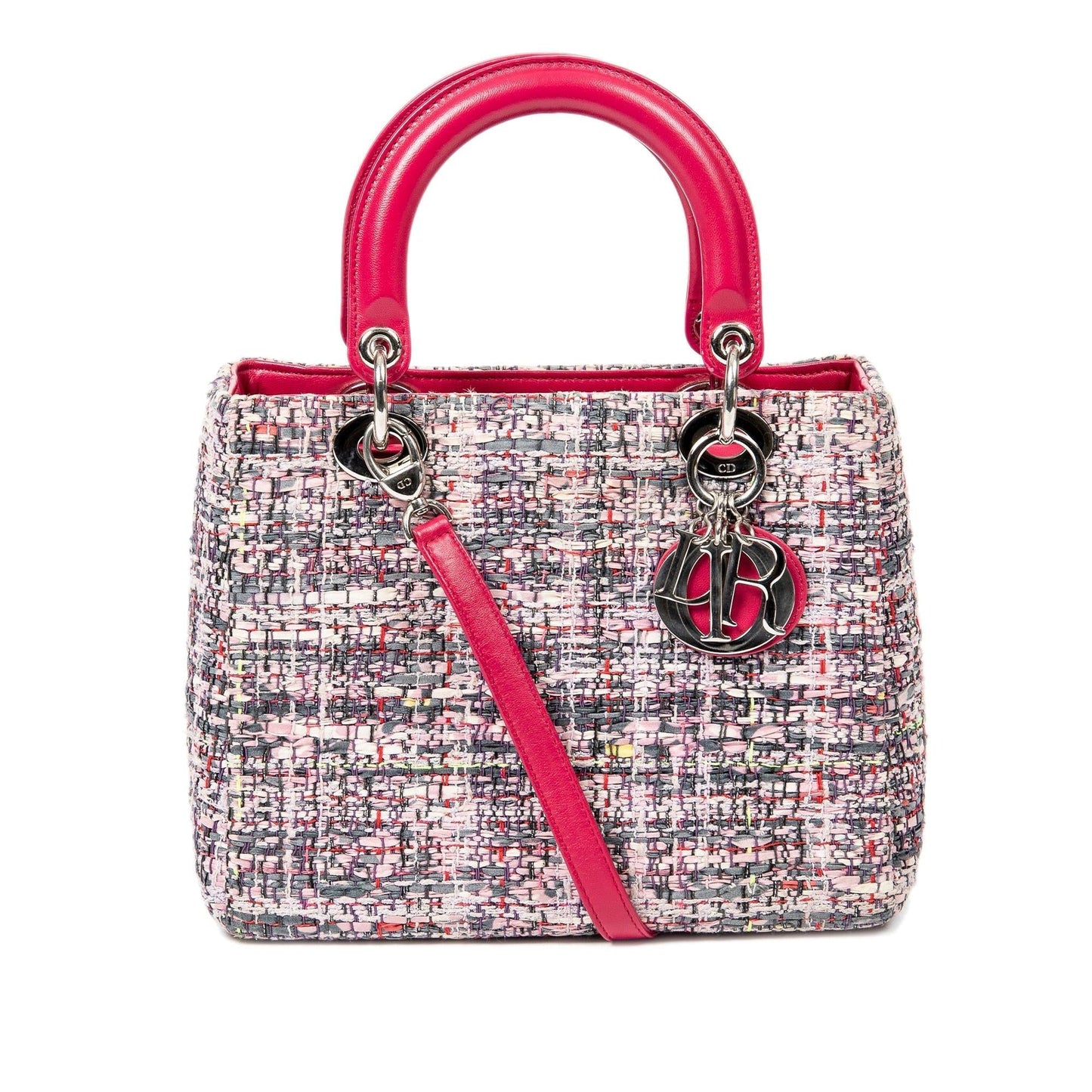 Dior Tweed Lady Satchel Shg 8Yjnuk Medium Satchel Bag