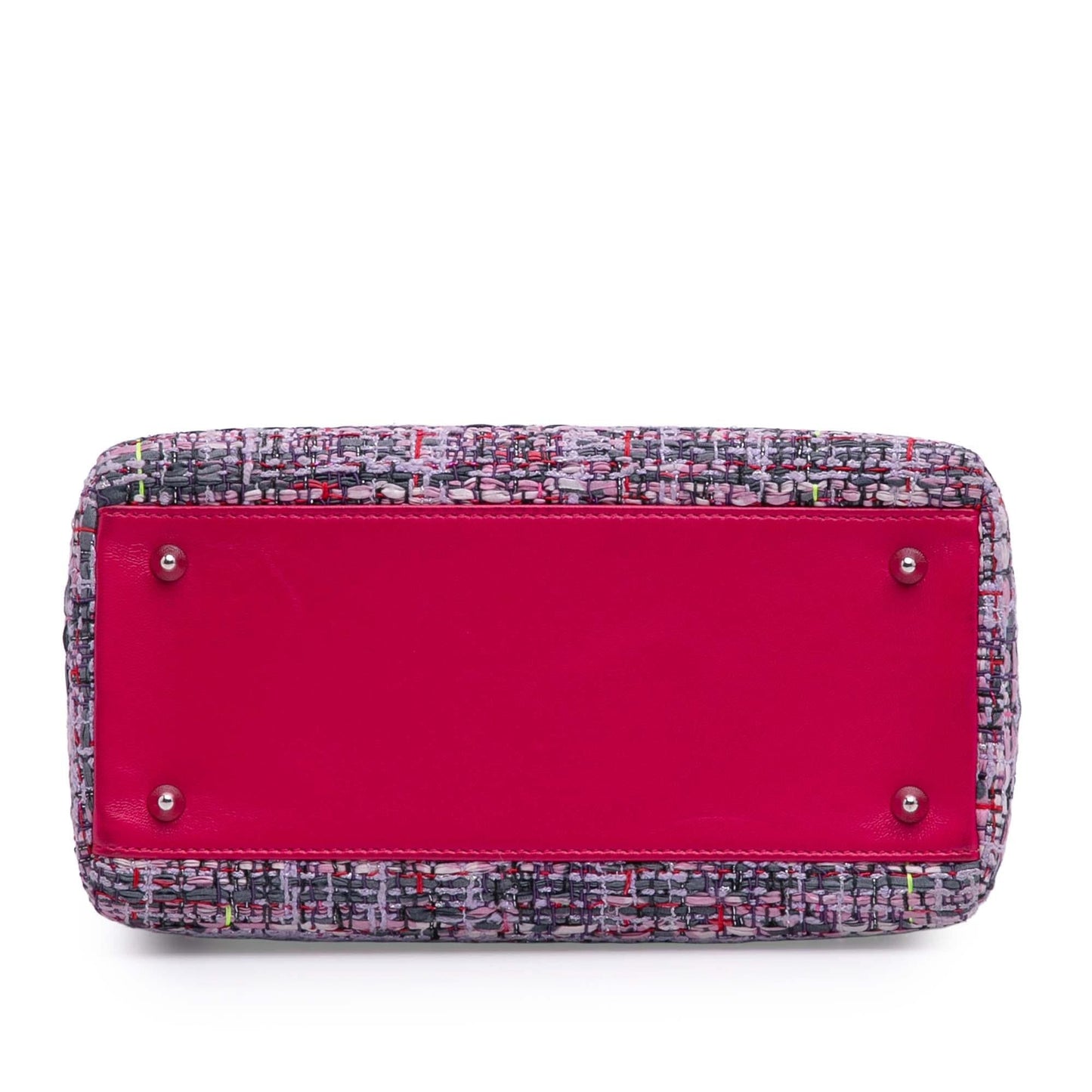 Dior Tweed Lady Satchel Bag Medium