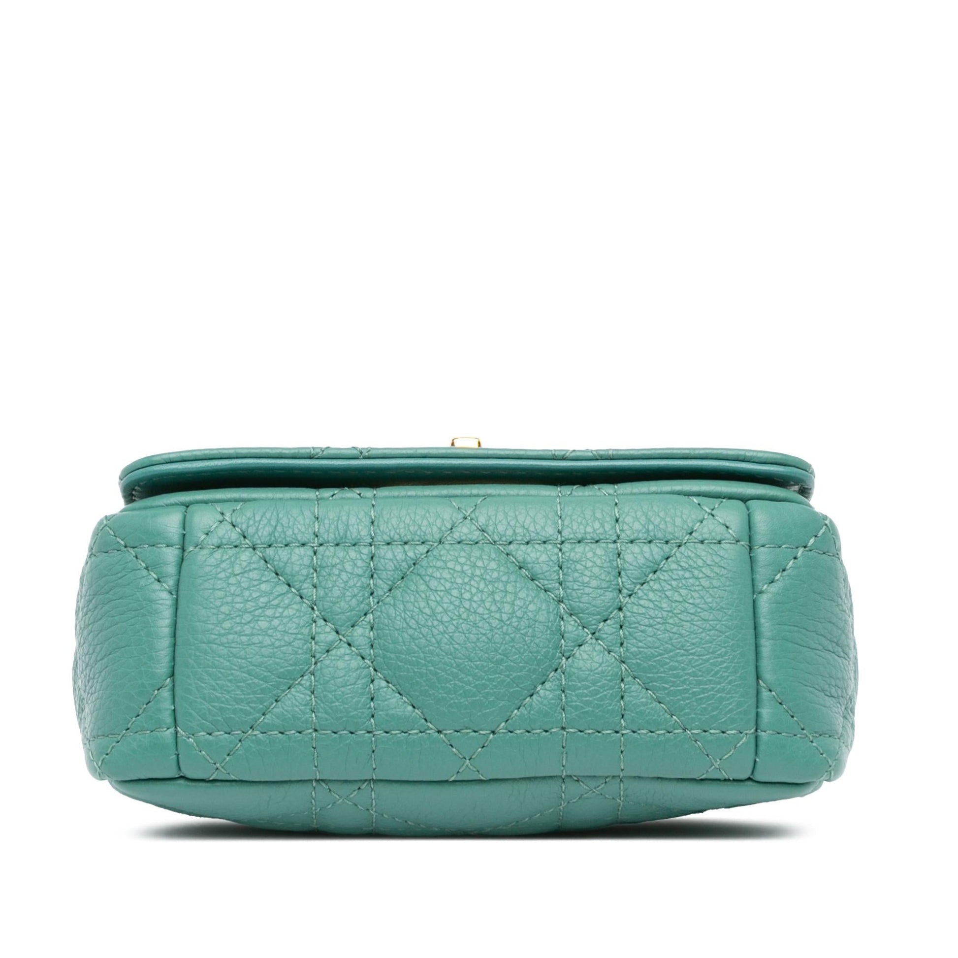 Dior Calfskin Cannage Supple Caro Bag Shg 4Juqzt Micro Crossbody Bag