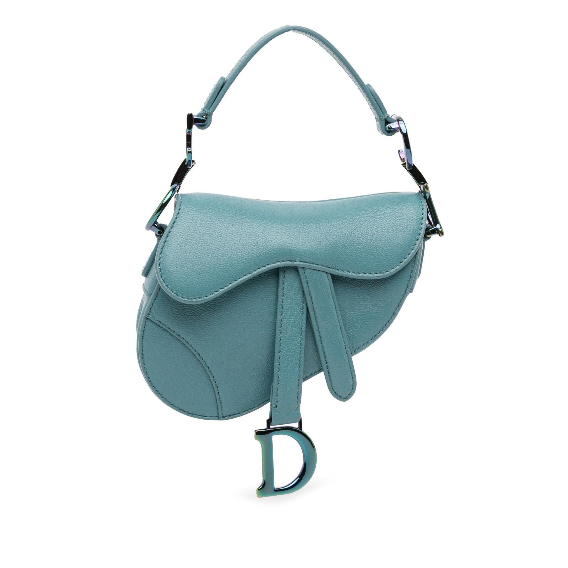 Dior Goatskin Saddle Bag Micro Satchel Bag