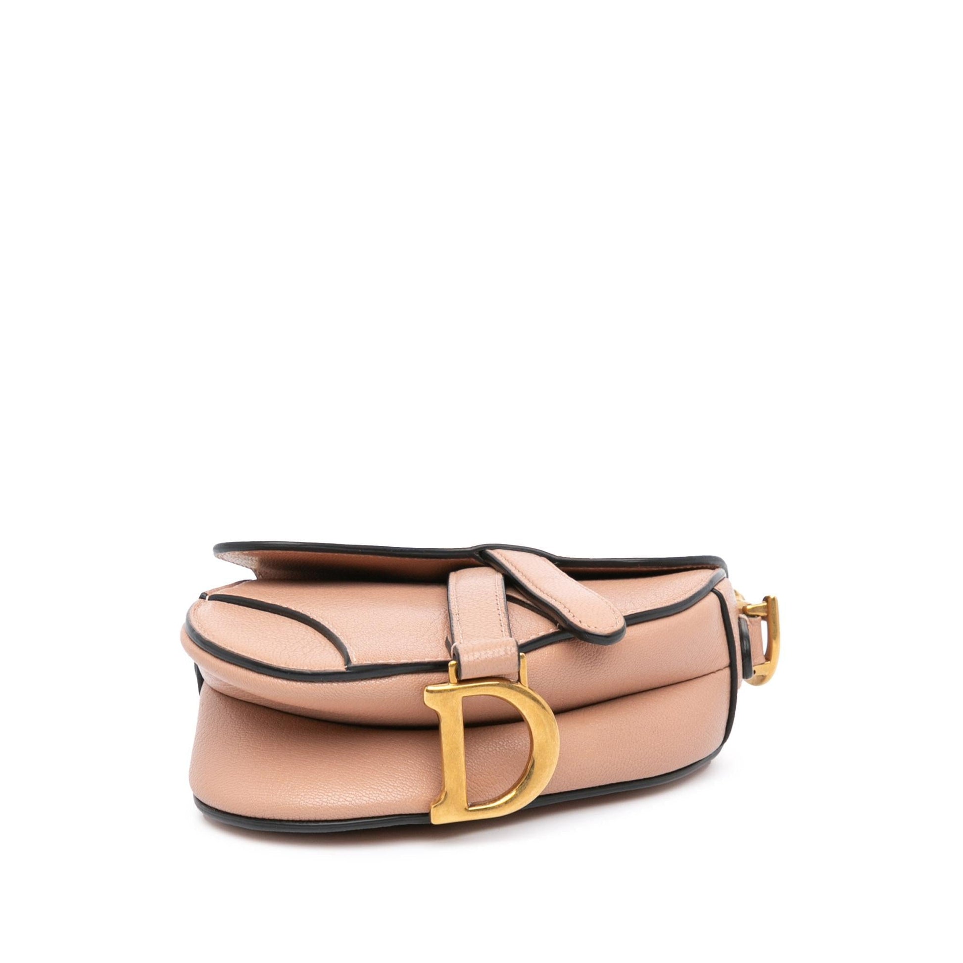 Dior Goatskin Saddle Satchel Bag Micro