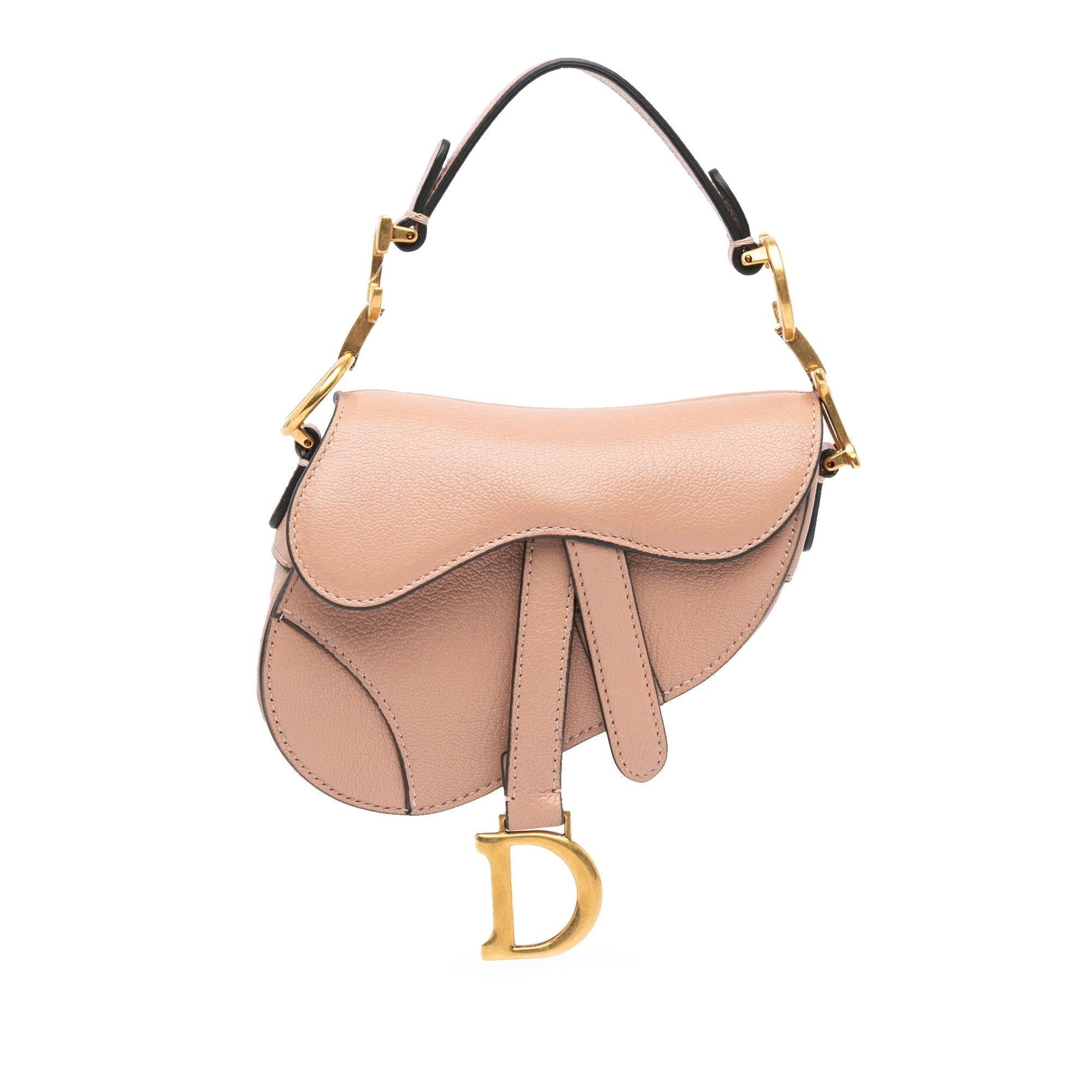 Dior Goatskin Saddle Satchel Bag Micro