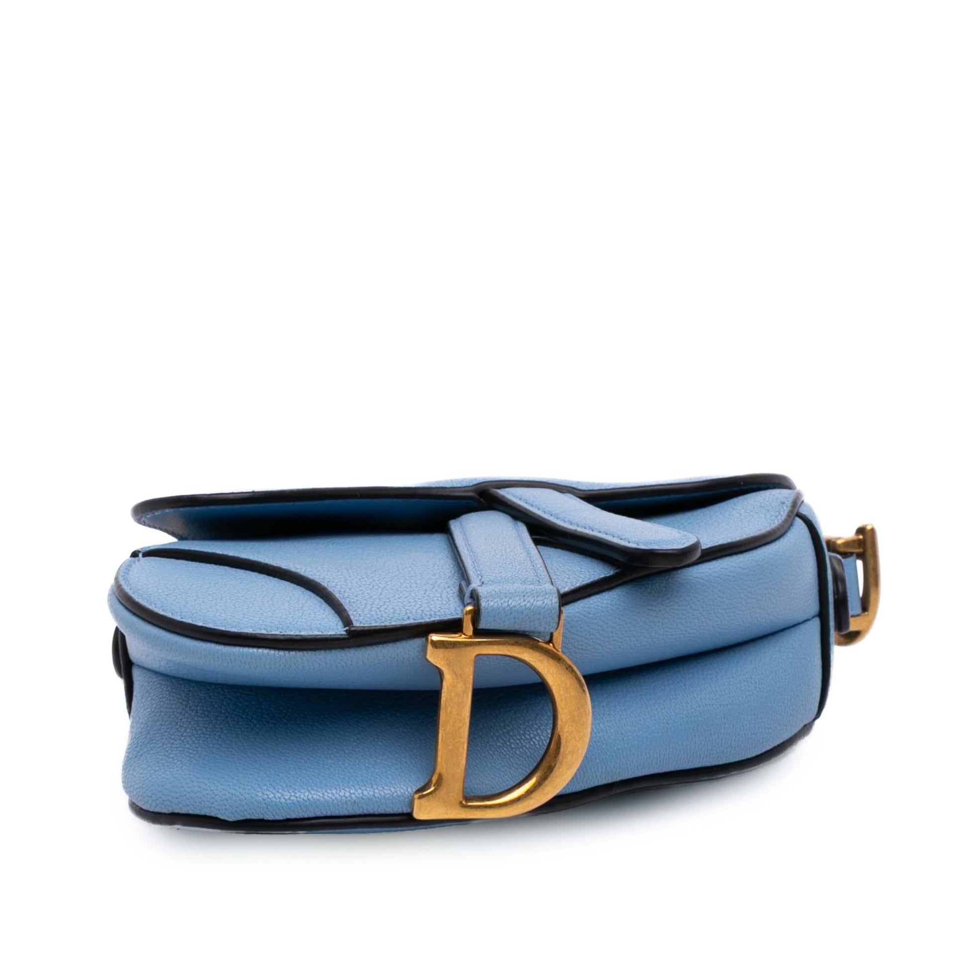 Dior Goatskin Saddle Satchel Bag Micro Goatskin Saddle 7