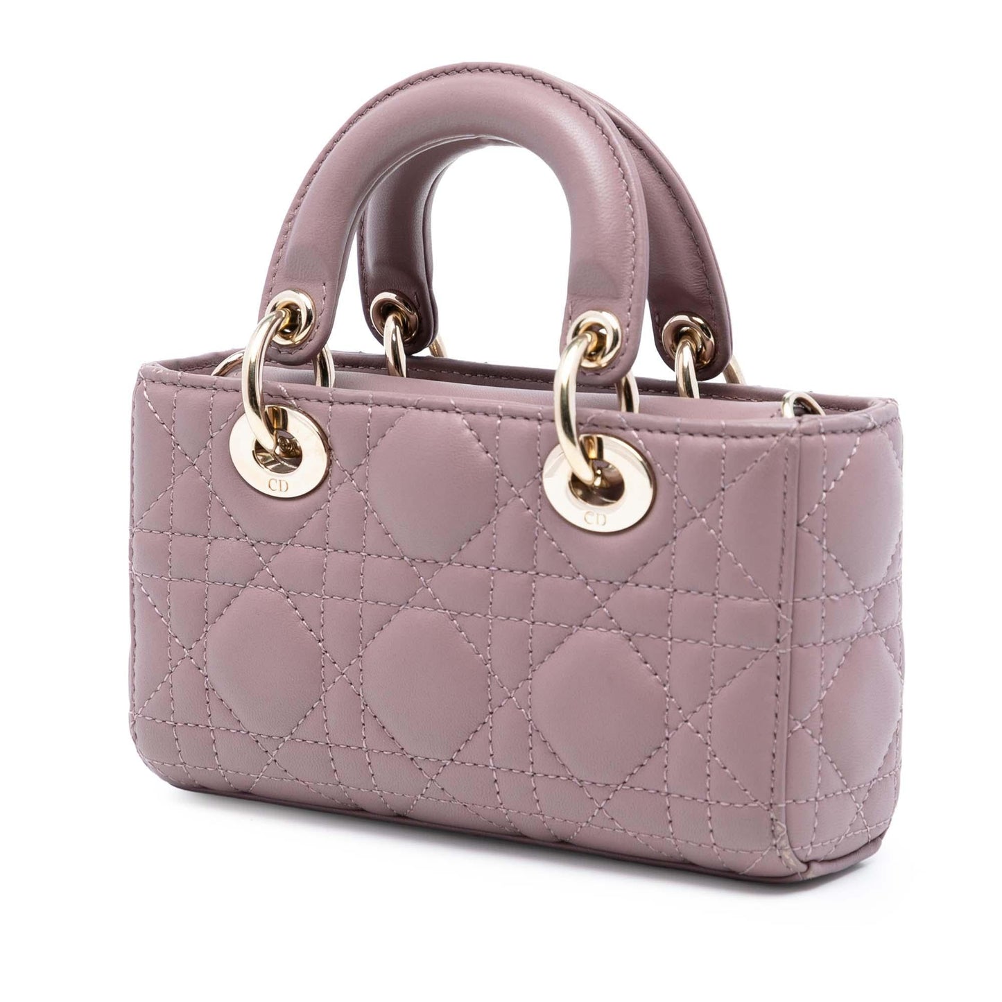 Dior Cannage Lady Joy Satchel Bag Lambskin Micro D Joy 1