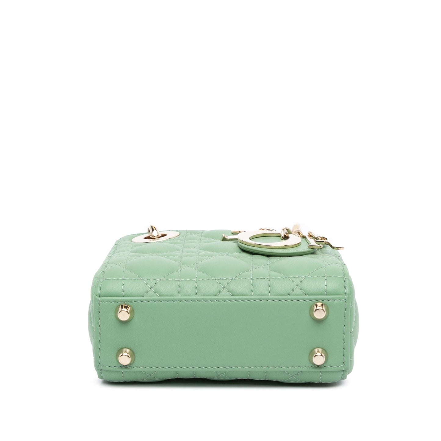Dior Cannage Lady Satchel Bag Lambskin Micro