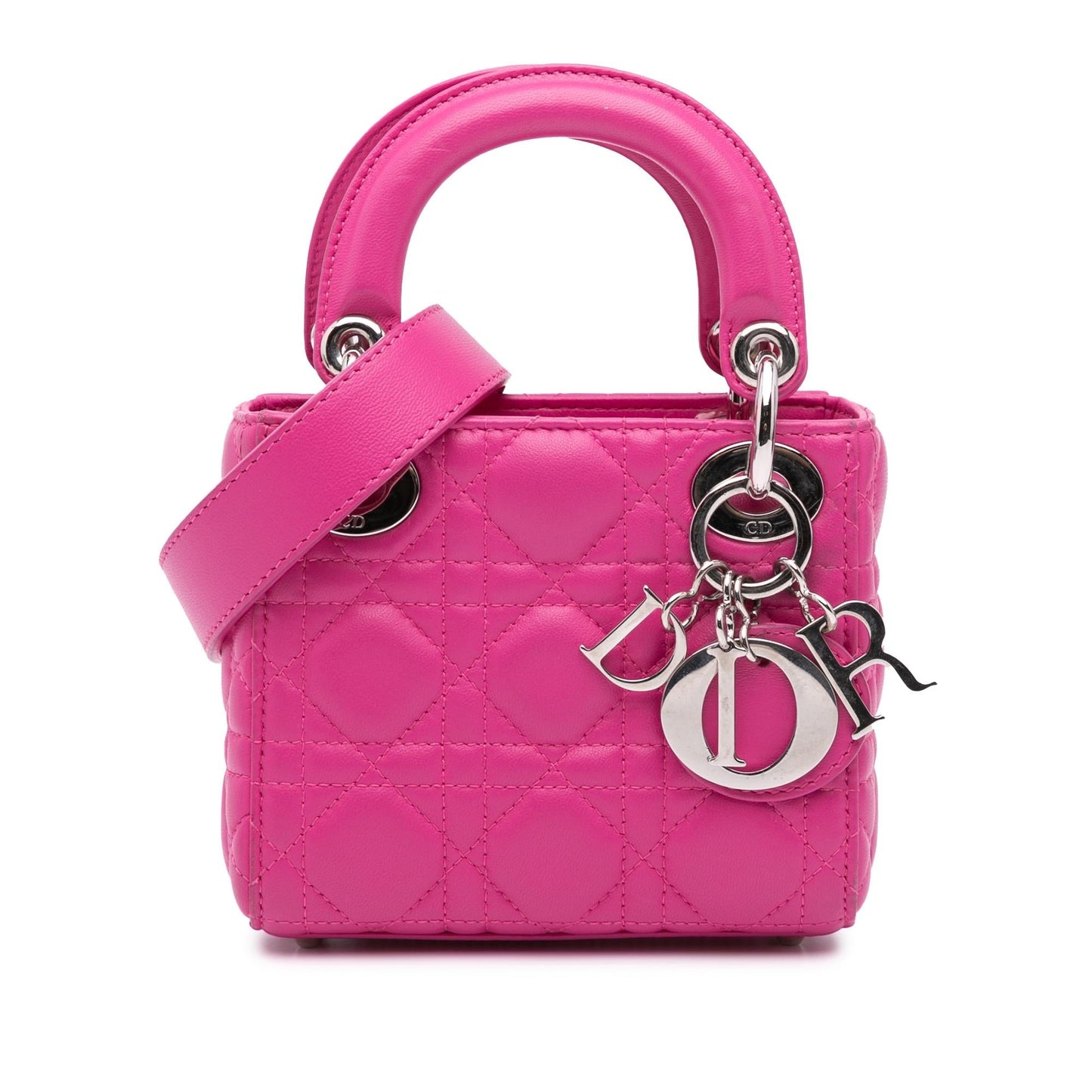 Dior Cannage Lady Satchel Bag Lambskin Micro Lady Dior 1