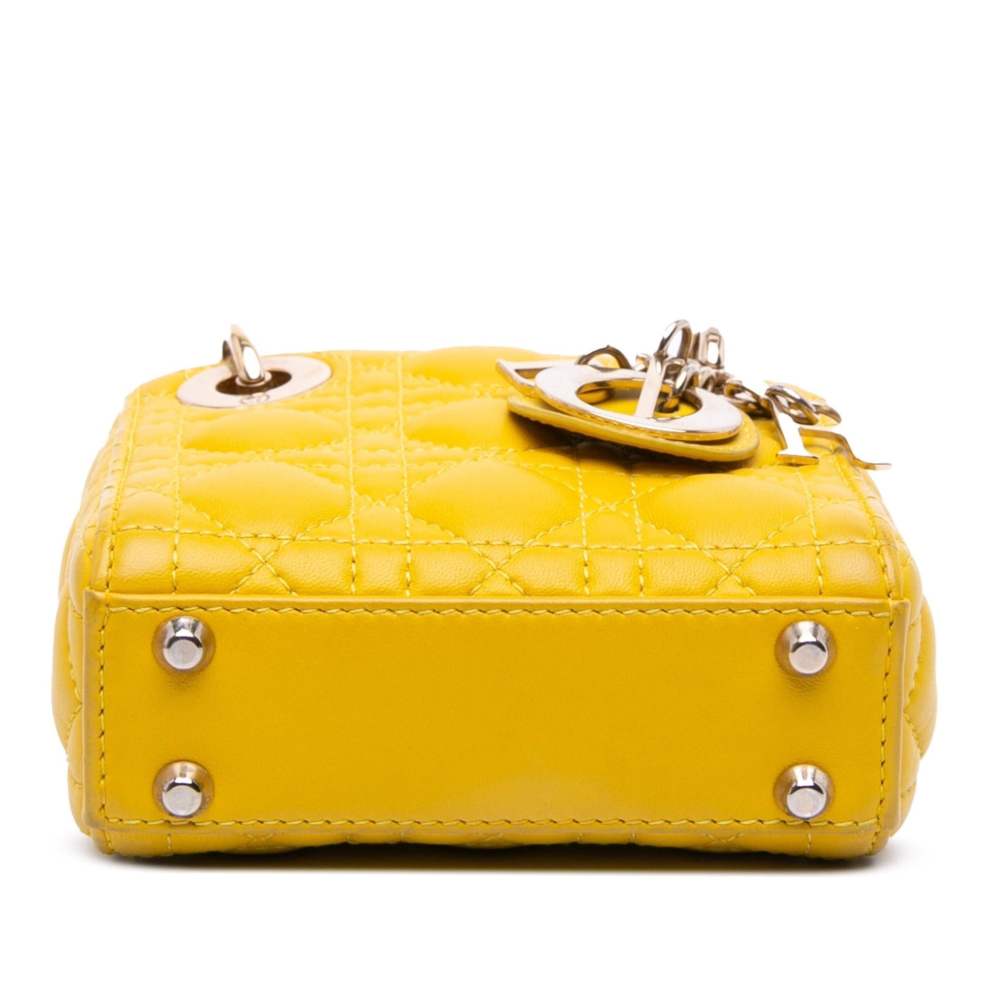 Dior Cannage Lady Satchel Bag Lambskin Micro Lady Dior 5