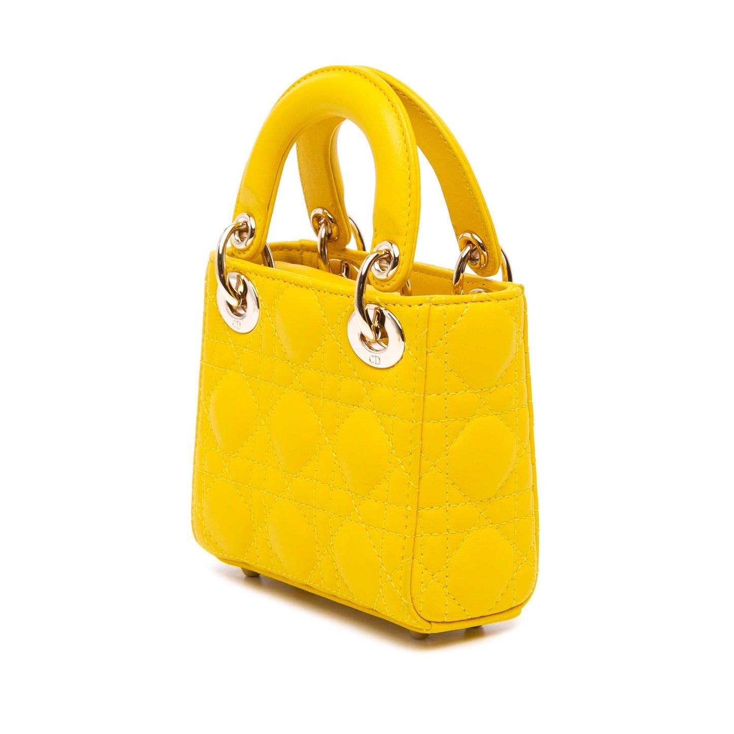 Dior Cannage Lady Satchel Bag Lambskin Micro Lady Dior 6