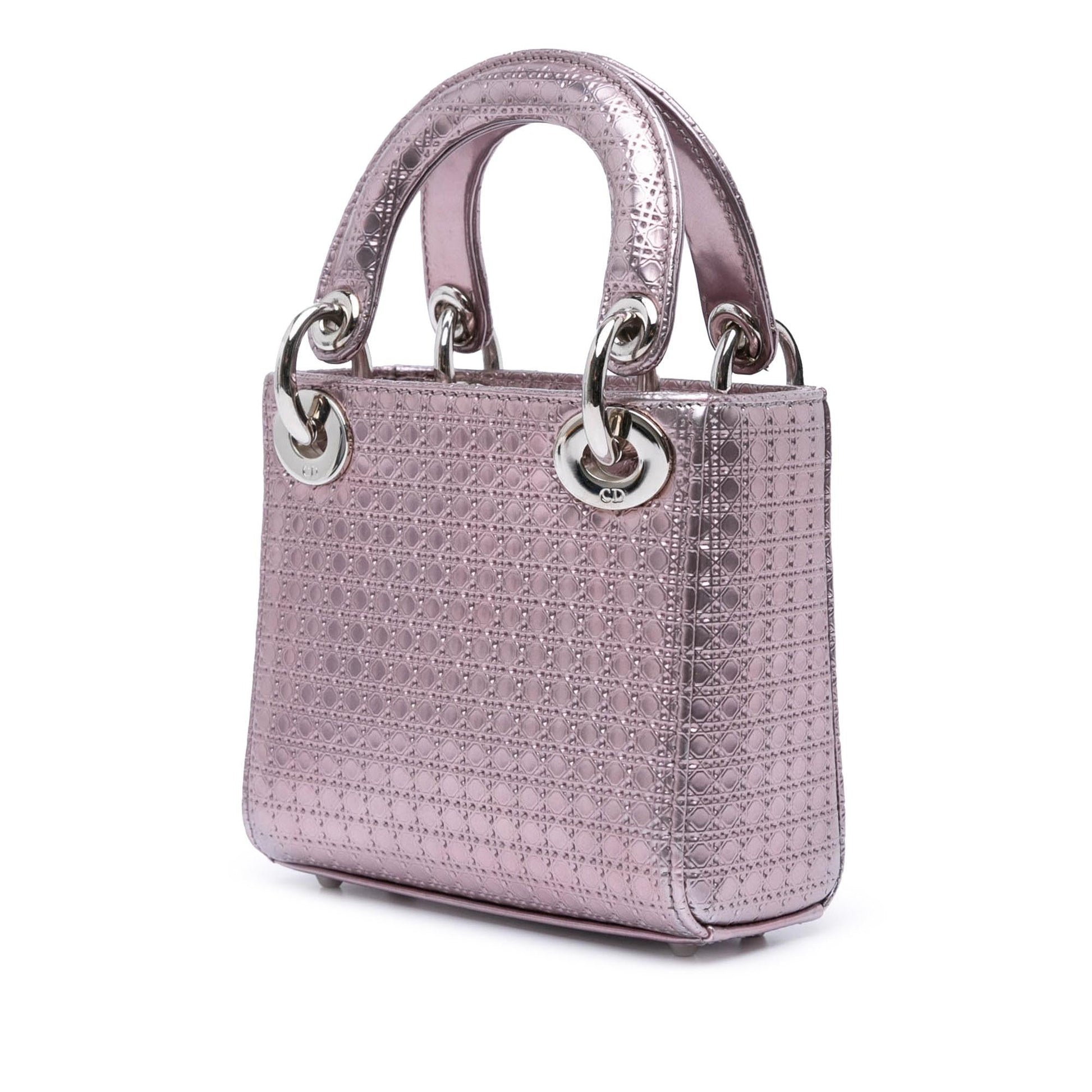 Dior Microcannage Lady Satchel Bag Patent