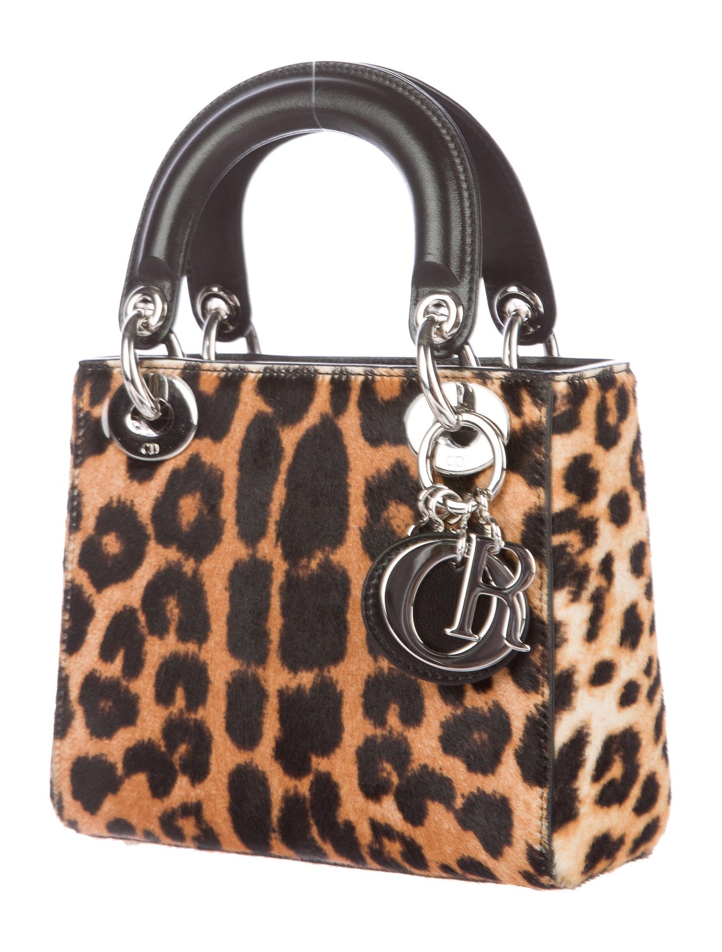 Dior Lady Cheetah Print Bag Mini Travel Bag
