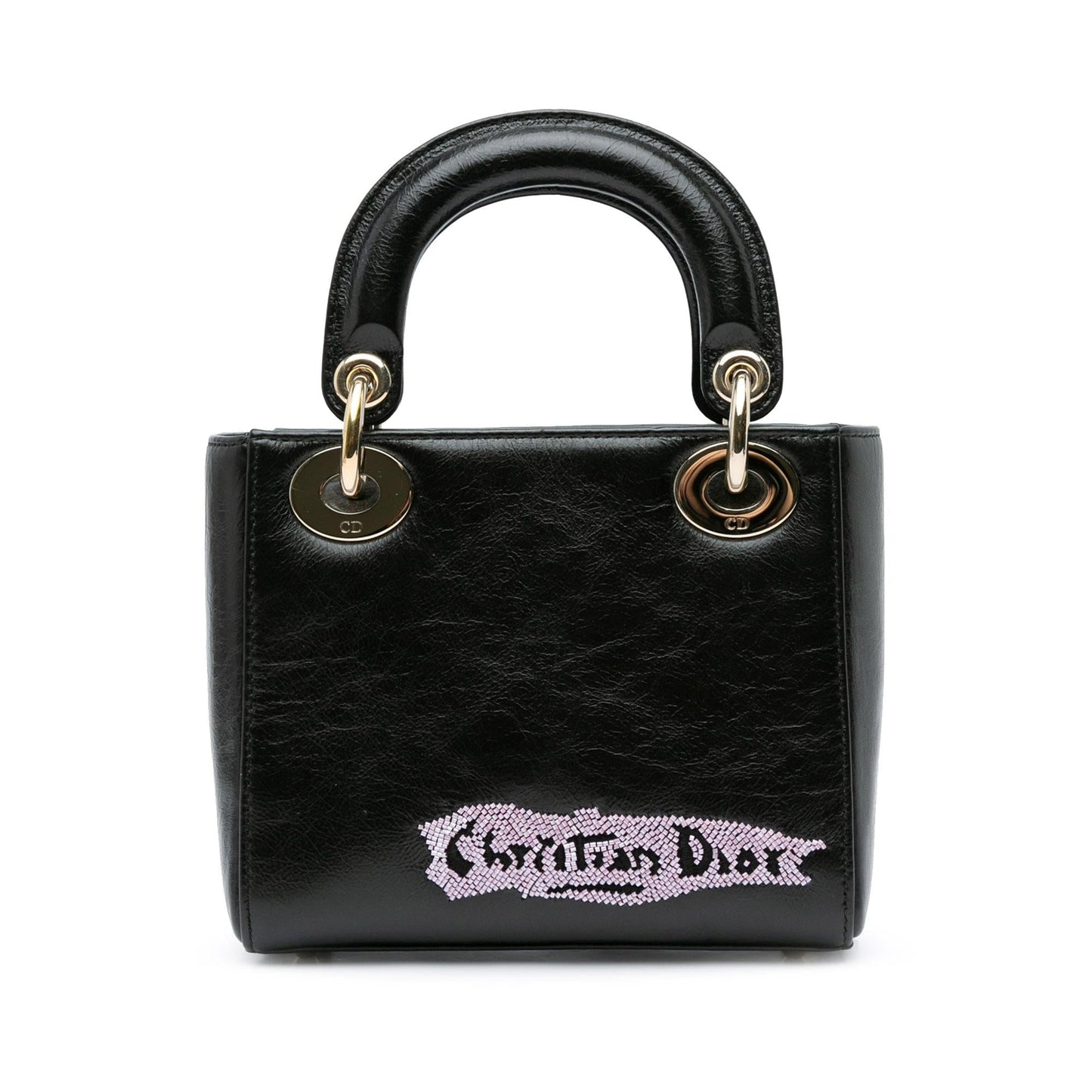 Dior Beaded Calfskin Lady Shg Ylmad1 Satchel Bag Mini