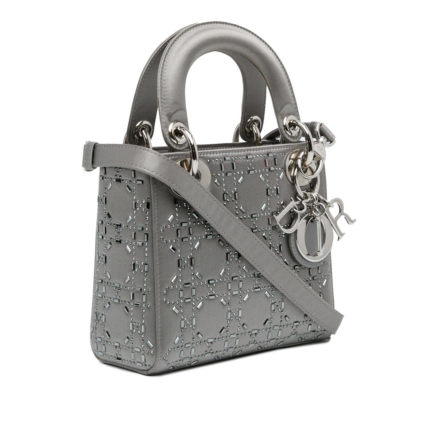 Dior Beaded Cannage Lady Shg Gww3Dc Satchel Bag Satin Mini