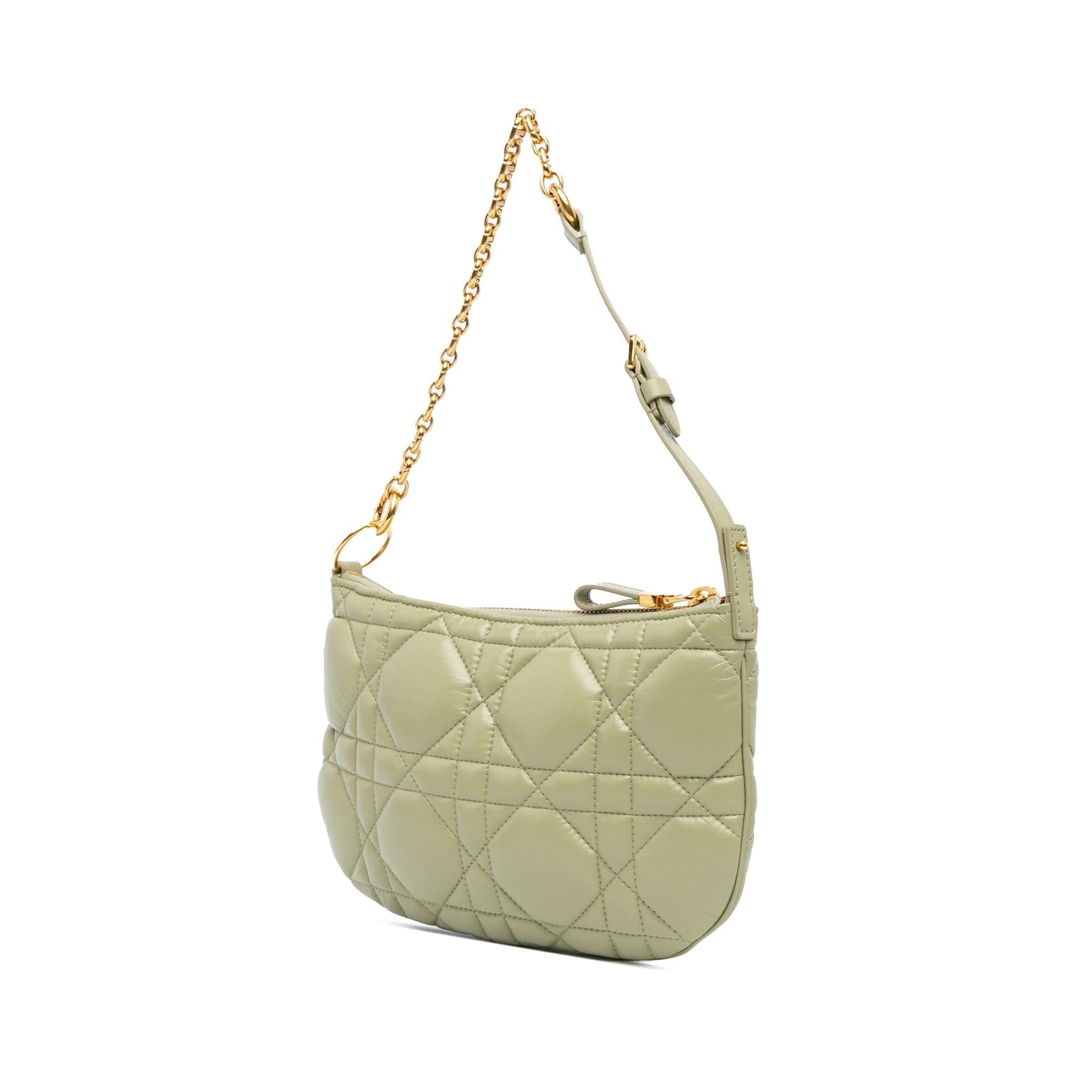Dior Calfskin Macrocannage Caro Tulip Bag Mini Shoulder Bag